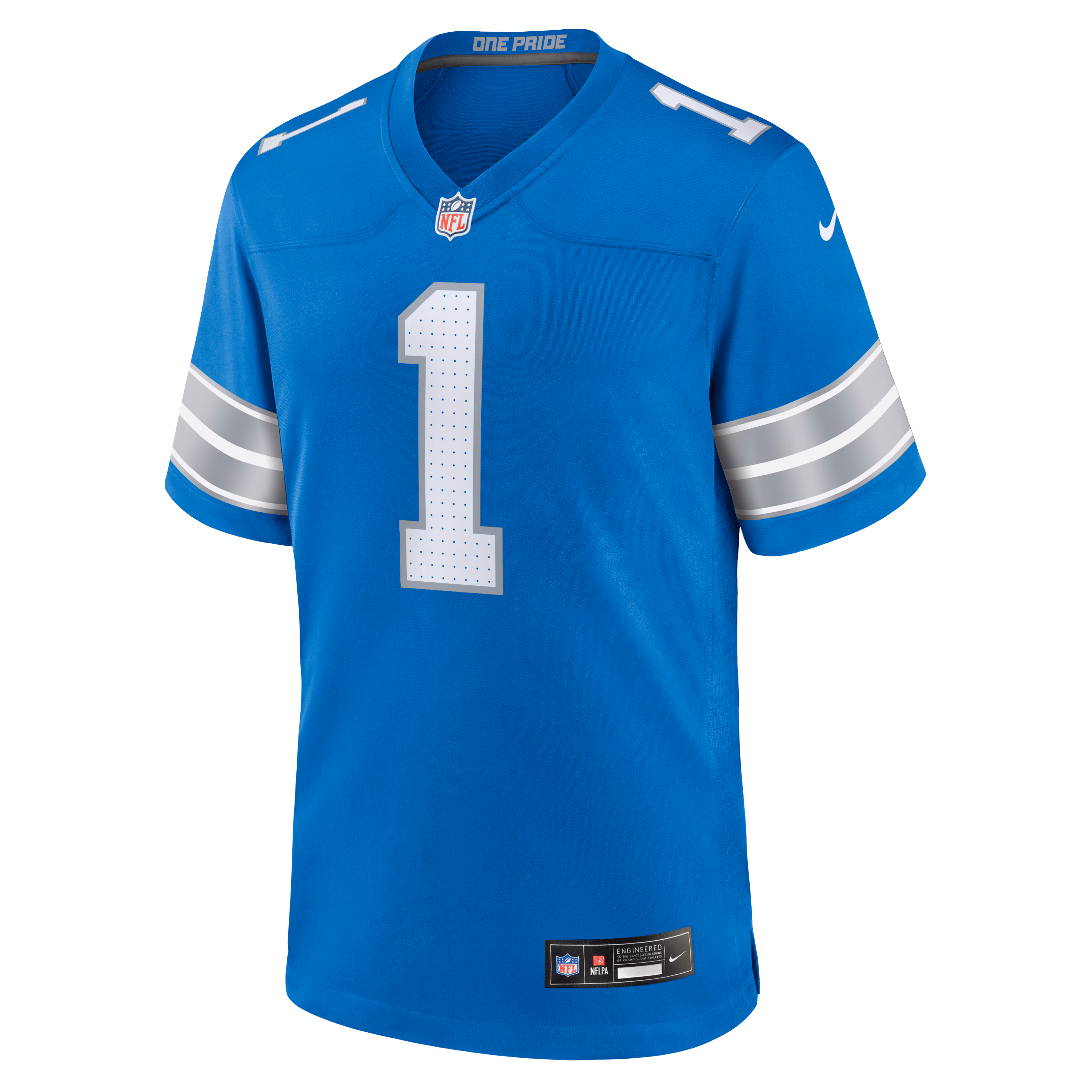 Blake Miller Detroit Lions Nike 2026 NFL Draft First Round Pick No. 17 Team Game Jersey - Blue