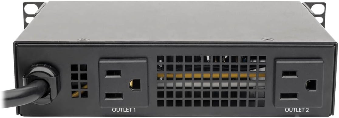 Tripp Lite Single Phase Switched Mini PDU, 100/120/127V, Remote LX Platform Interface, 6 ft. Cord, 0U, TAA (PDU15NETLX)