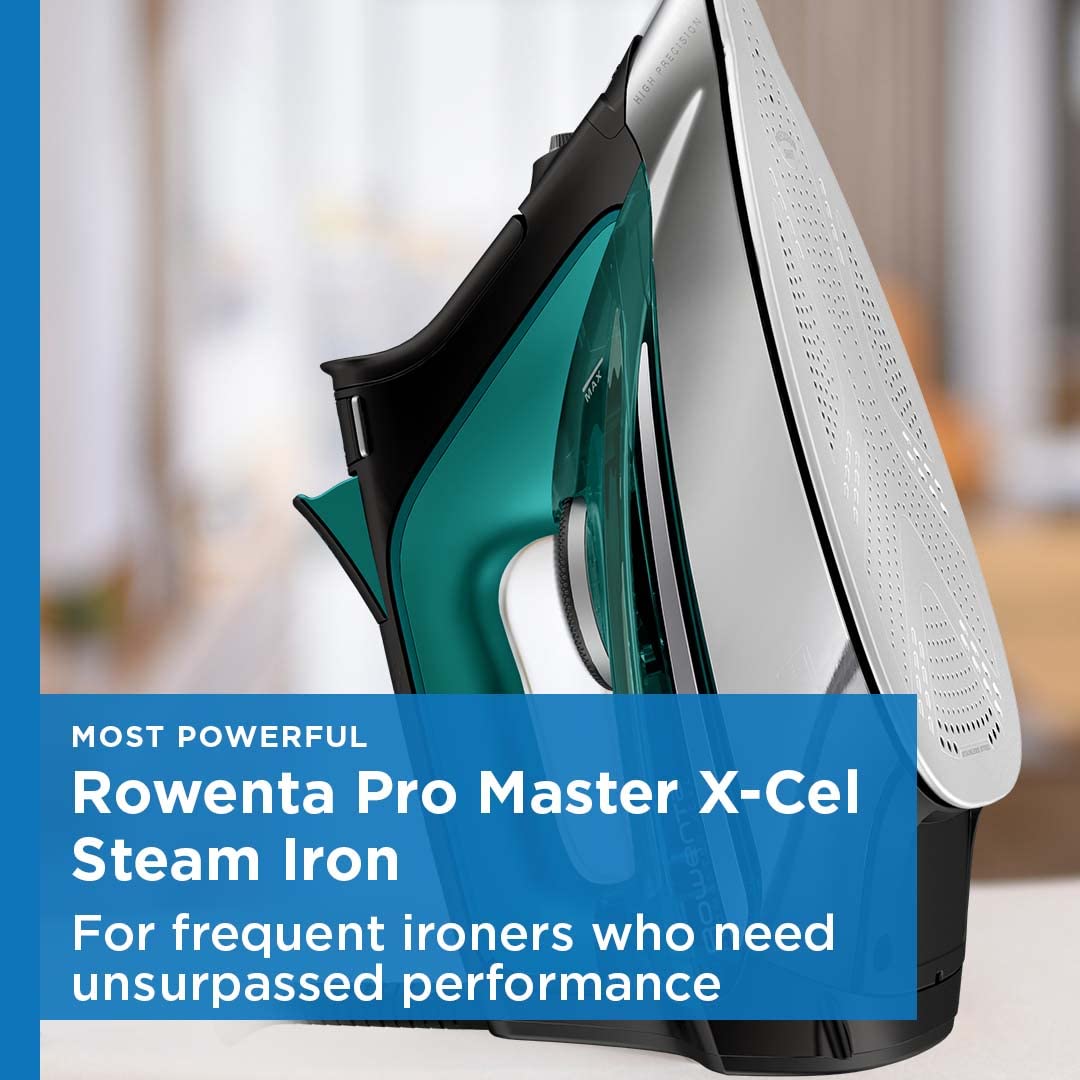 ROWENTA Pro Master Steam Iron with Stainless Steel Soleplate