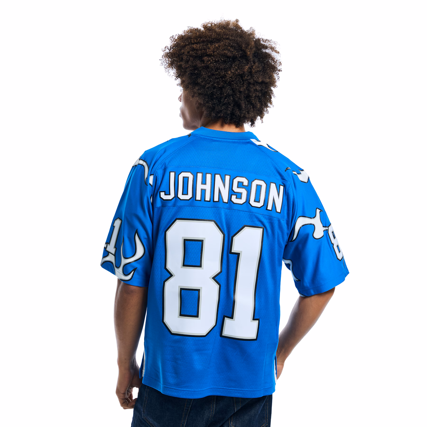 Calvin Johnson Detroit Lions Mitchell & Ness x Golf Wang Unisex 2007 Legacy Fashion Jersey - Blue