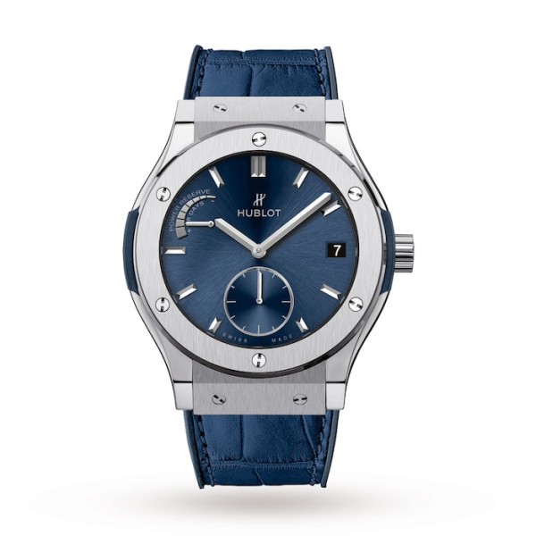 Classic Fusion Men Automatic Blue Rubber and Alligator Watch 516.NX.7170.LR