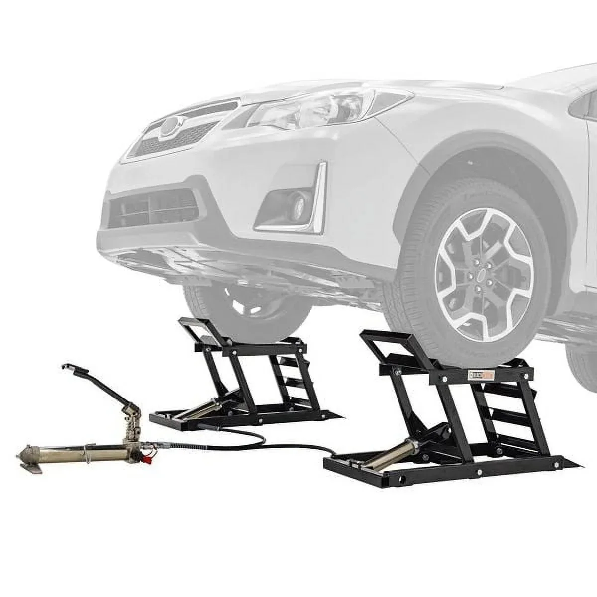 Black Widow Hydraulic Car Lift with Ramp – 3,000 lb. per pair Capacity sgtnighsdesigns
