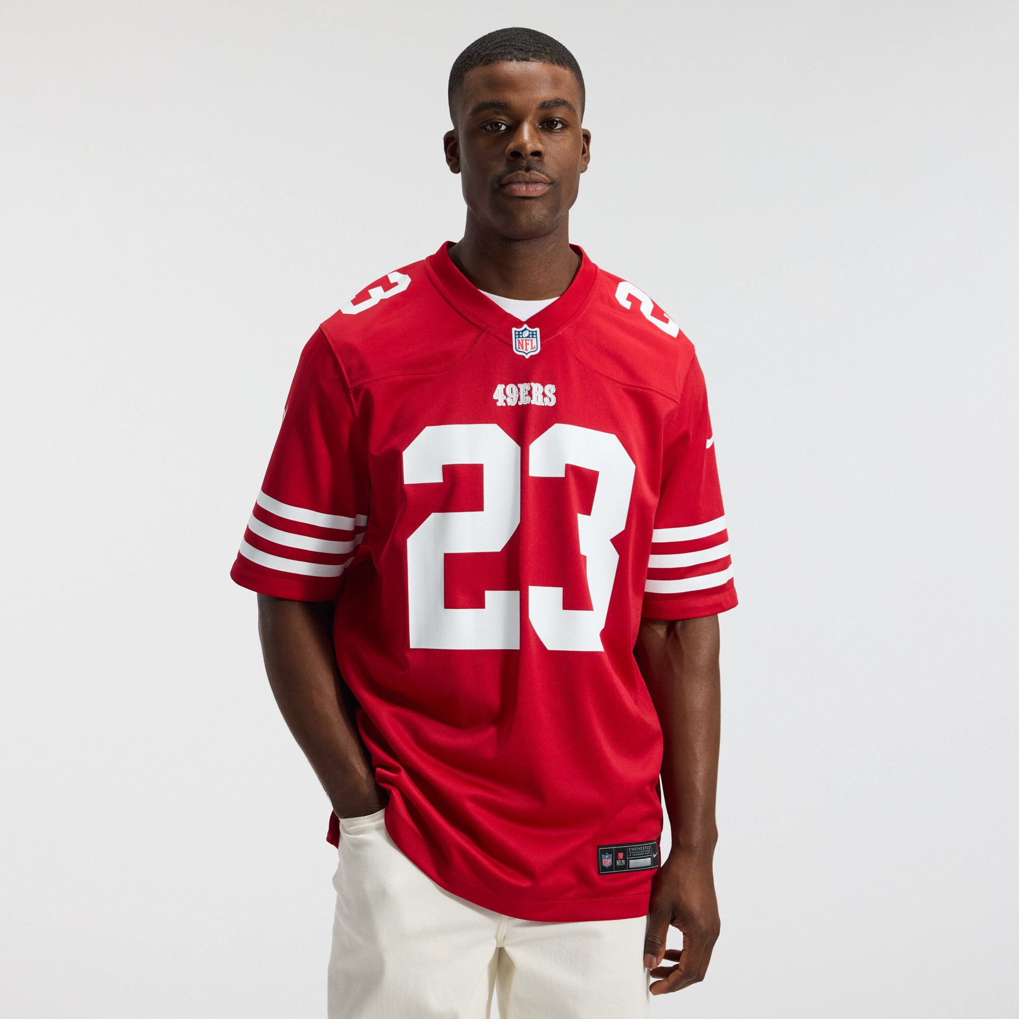 Christian McCaffrey San Francisco 49ers Nike Game Player Jersey - Scarlet