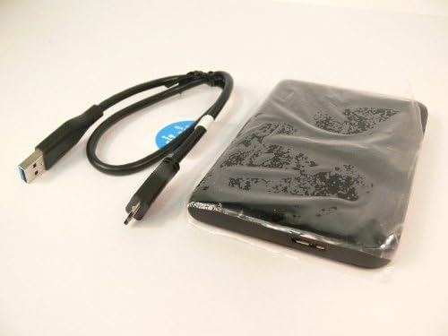 WD My Passport Essential 500 GB USB 3.0/2.0 Portable External Hard Drive (Midnight Black)