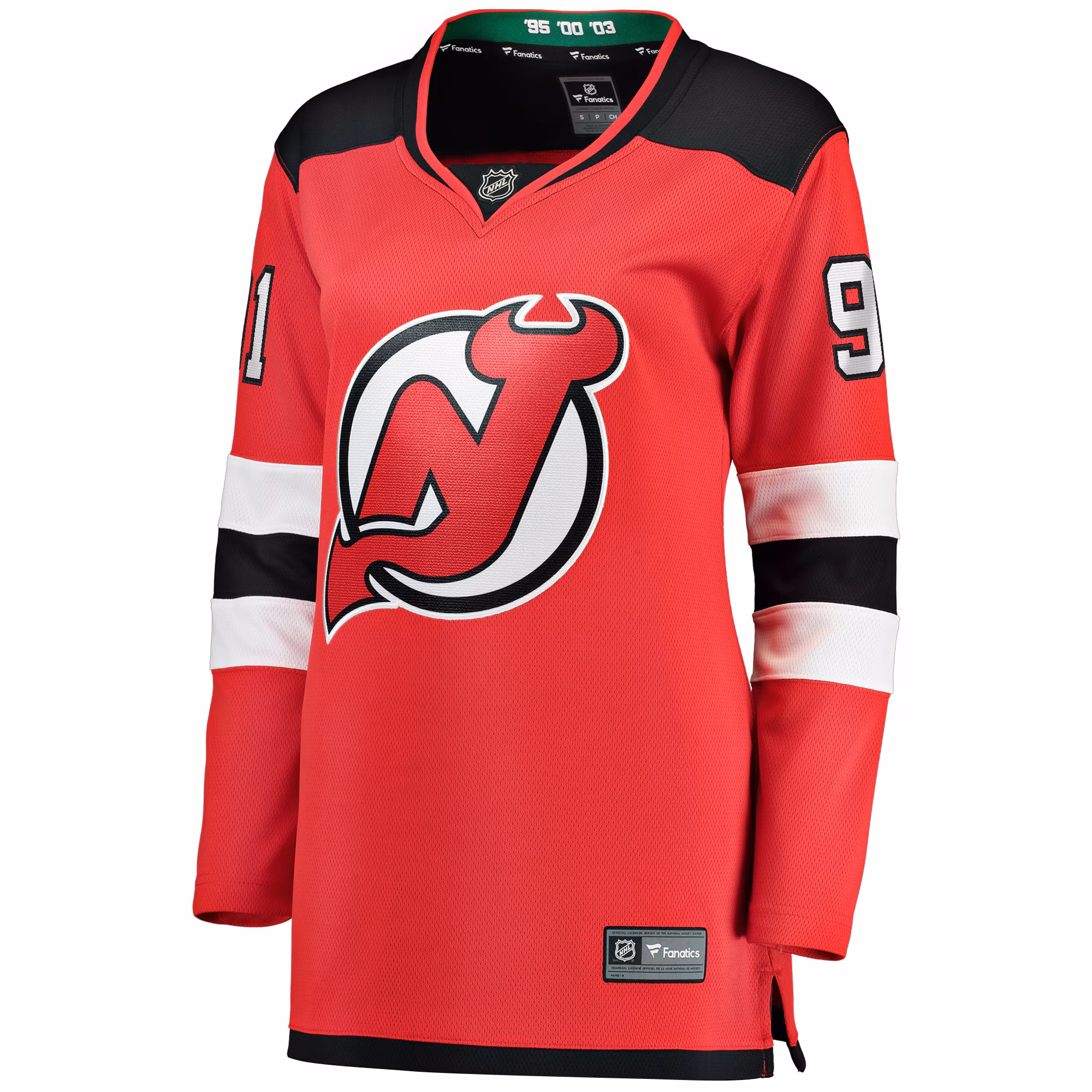 Dawson Mercer New Jersey Devils Fanatics Women's Home Breakaway Jersey - Red
