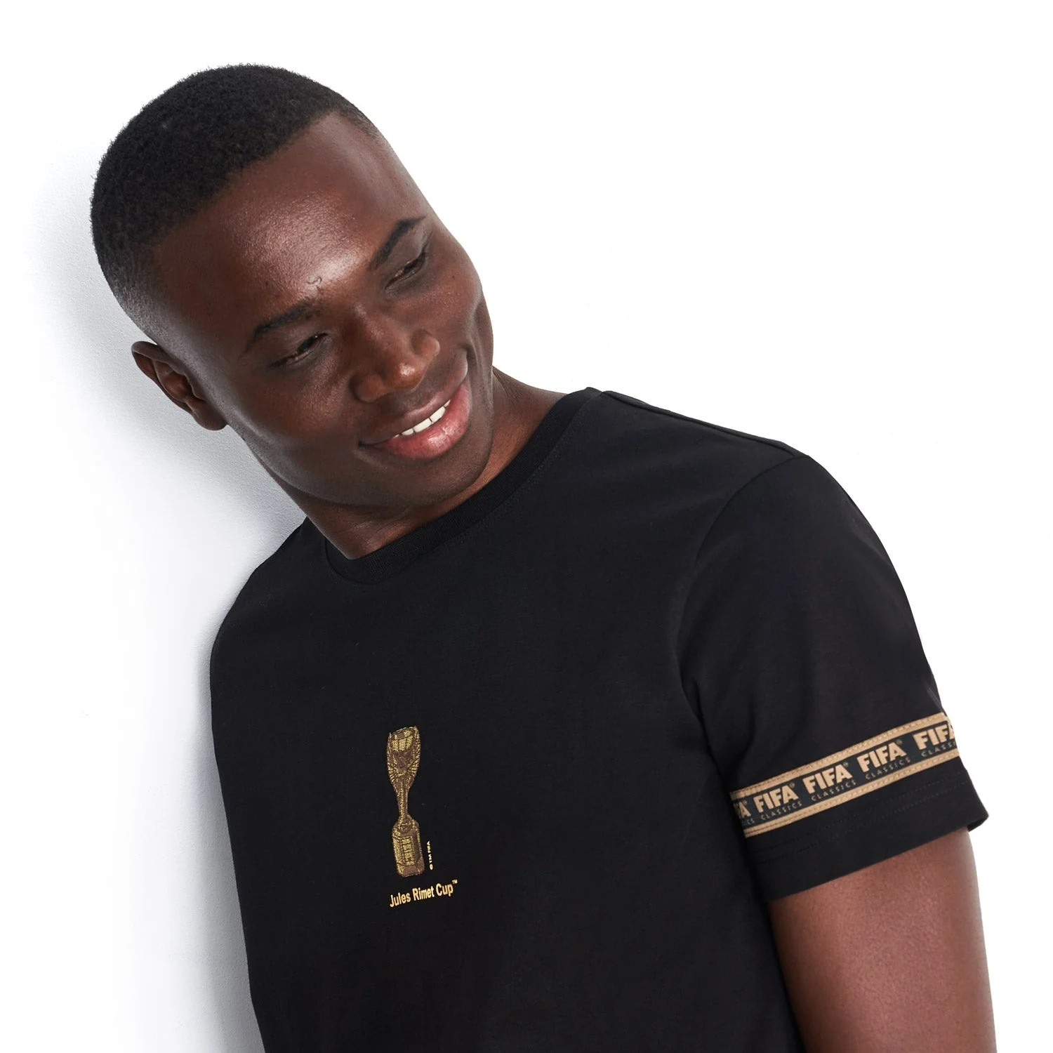 FIFA Classics Premium Jacquard Cuff Jules Rimet Trophy T-Shirt - Unisex
