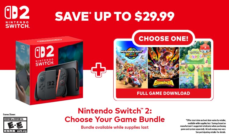 Nintendo Switch™ 2: Choose Your Game Bundle