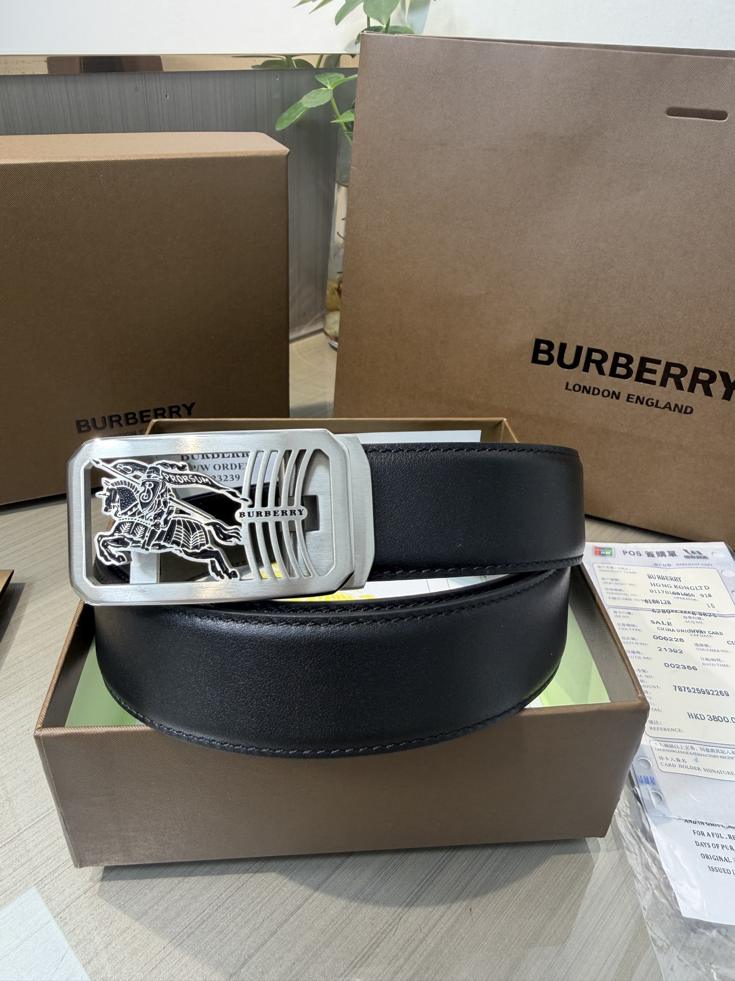 Burberry belt-78