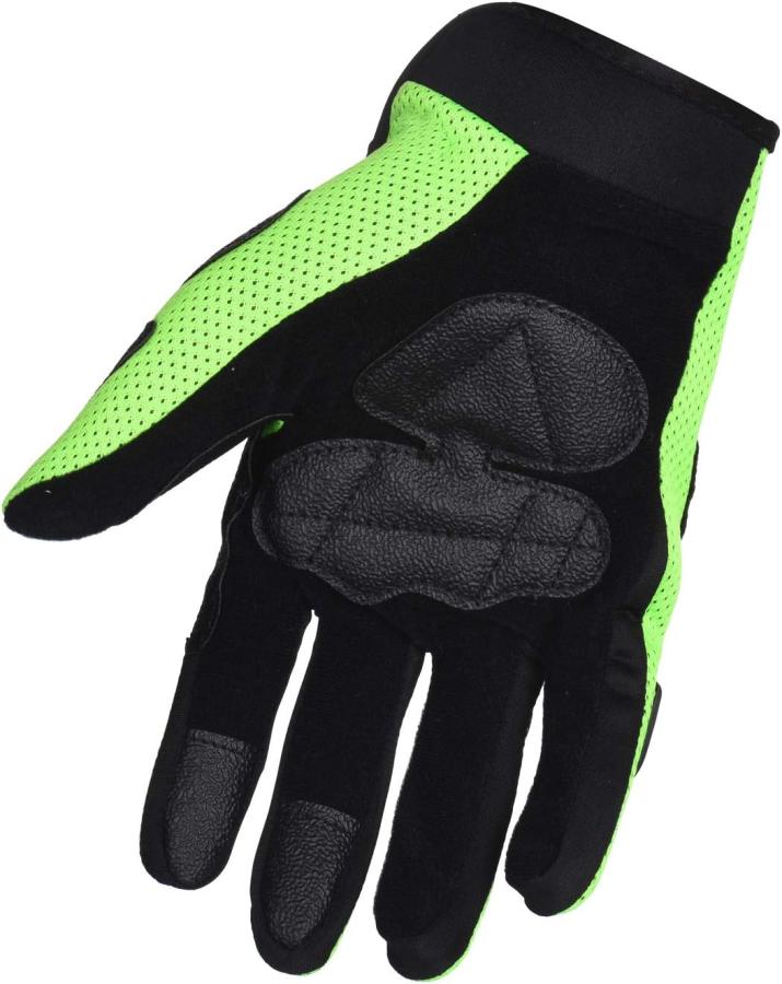 X4 Street Bike Full Finger Motorcycle Gloves ATV Motocross Dirt Bike Off-Road Mountain Bike Gloves (Green, M)