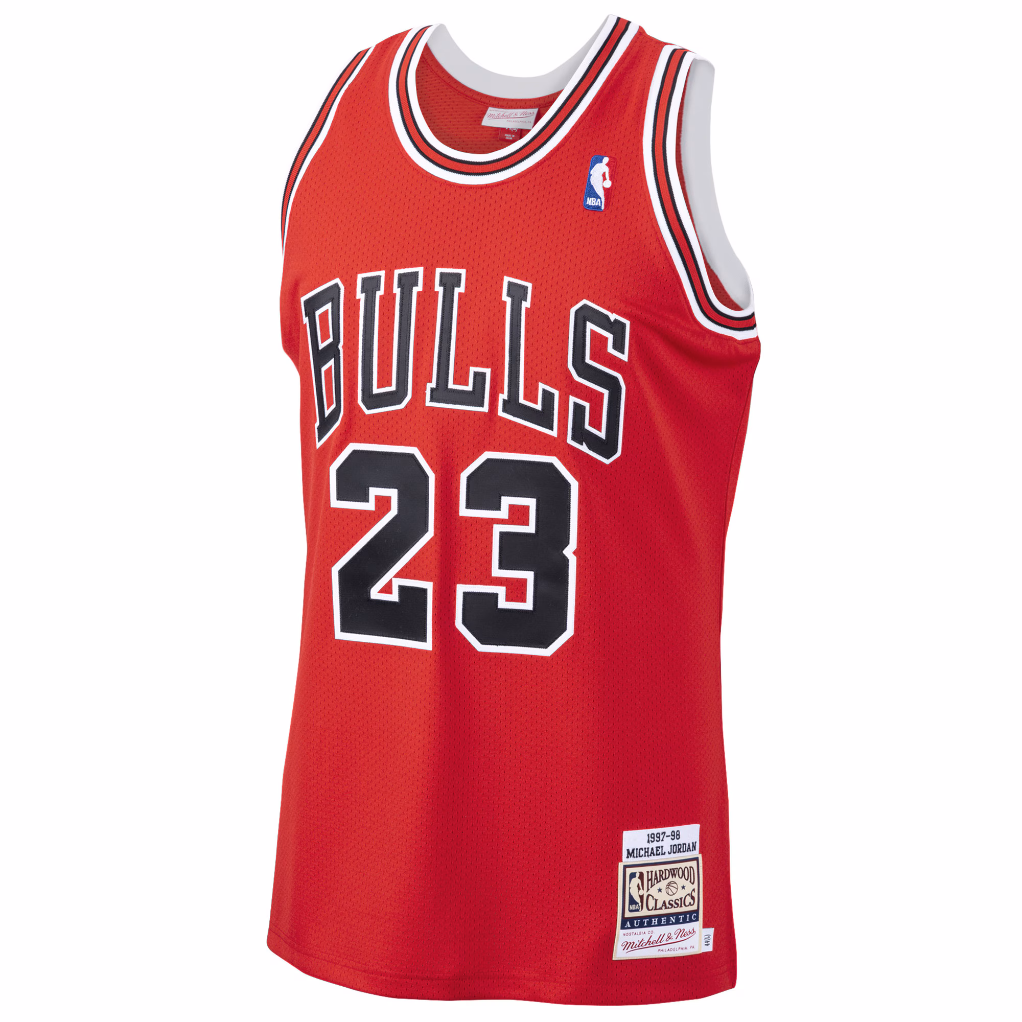 Michael Jordan Chicago Bulls Mitchell & Ness 1997/98 Hardwood Classics Authentic Jersey - Scarlet