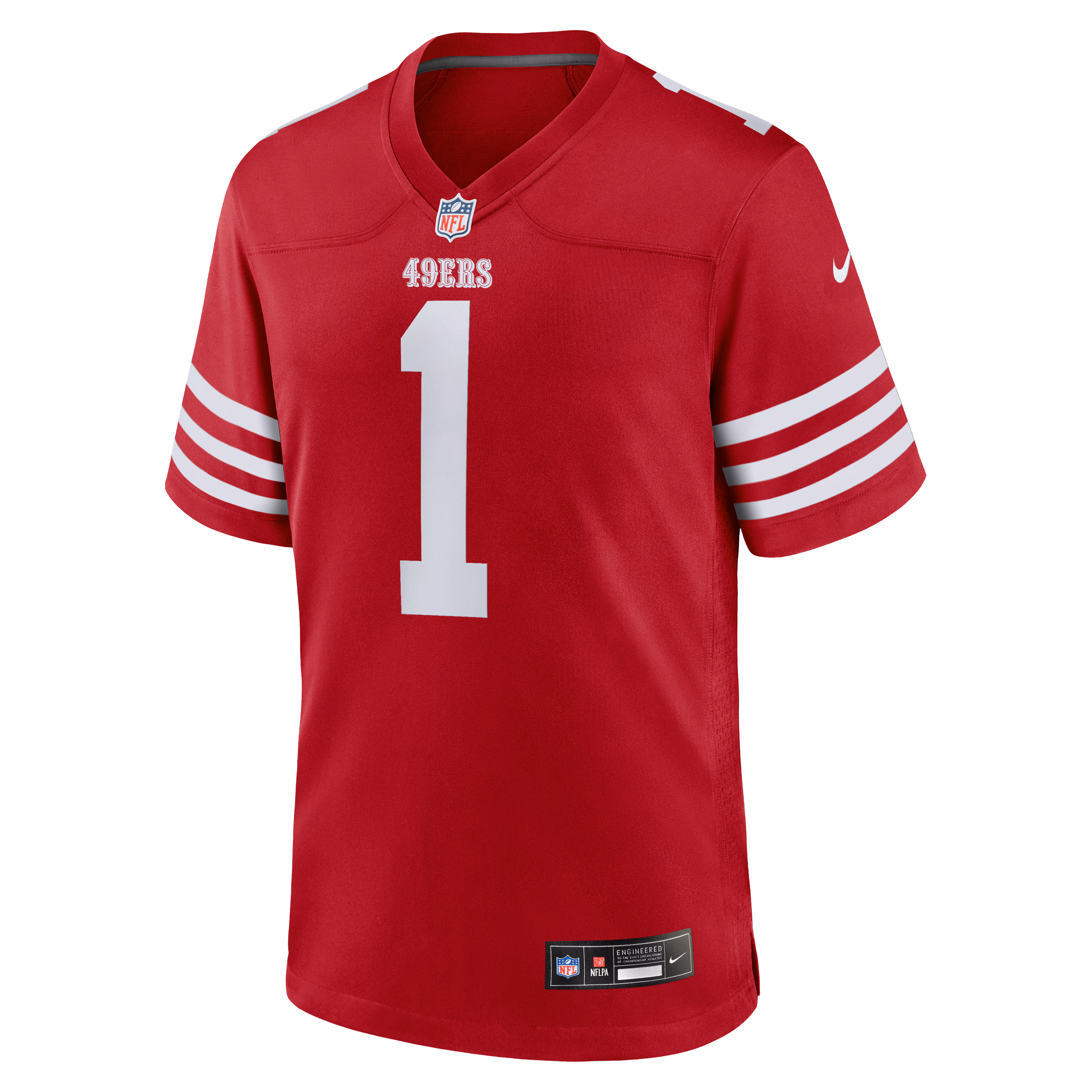 Number 1 Groom San Francisco 49ers Nike Game Jersey - Scarlet