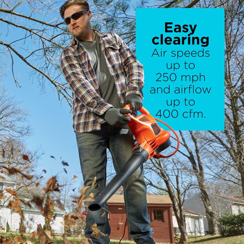 BLACK+DECKER BEBL7000 Leaf Blower, Vacuum & Mulcher 3-in-1