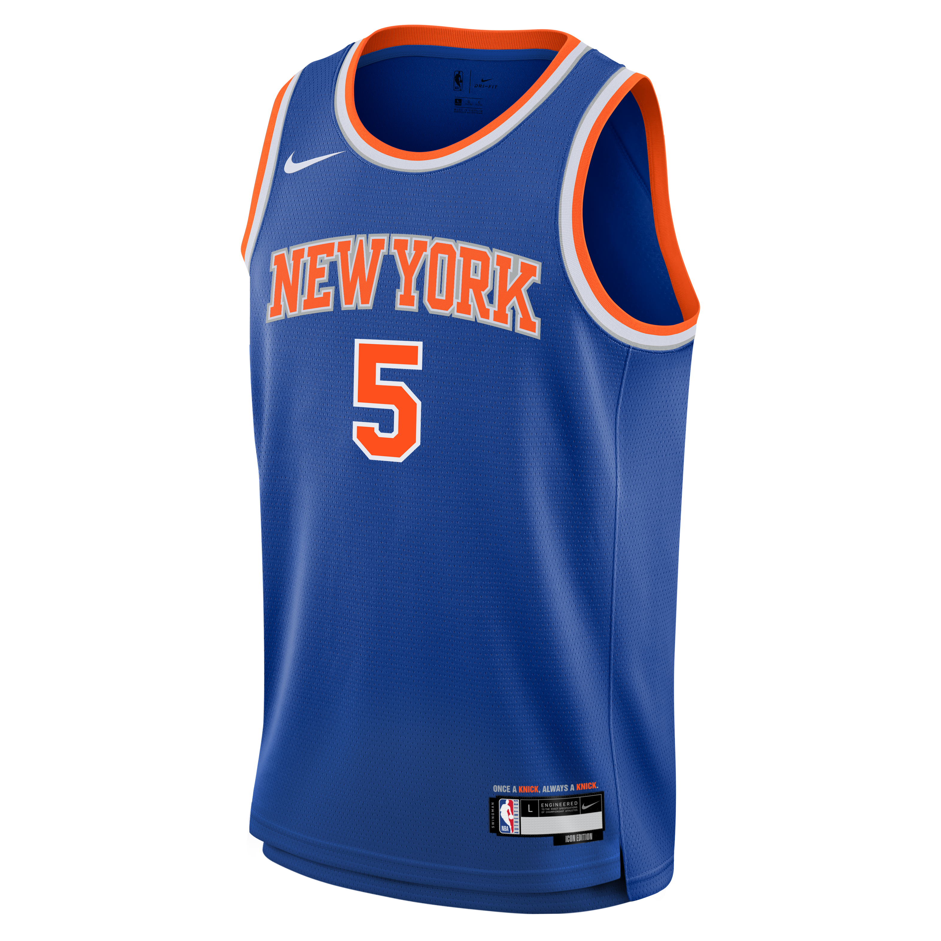 Jose Alvarado New York Knicks Nike Youth Swingman Jersey - Icon Edition - Blue