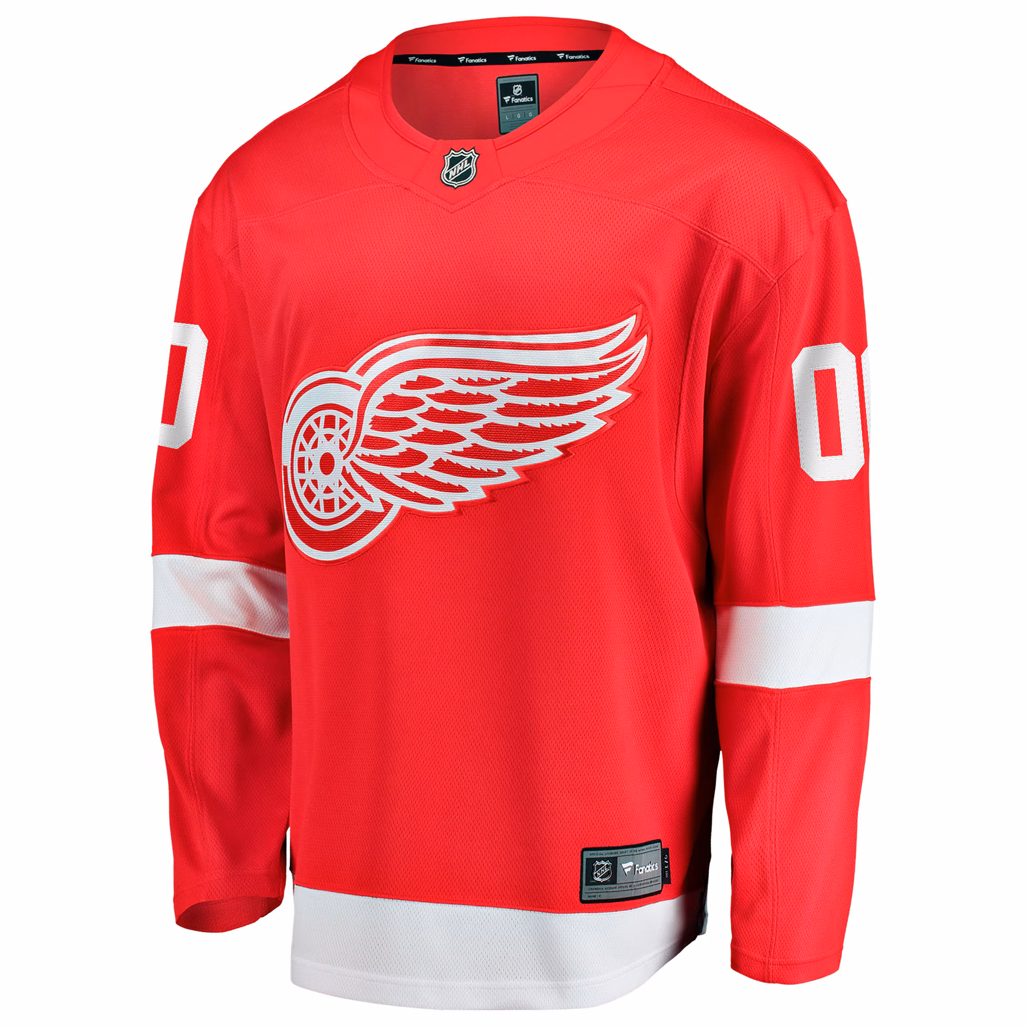 Detroit Red Wings Fanatics Home Breakaway Custom Jersey - Red