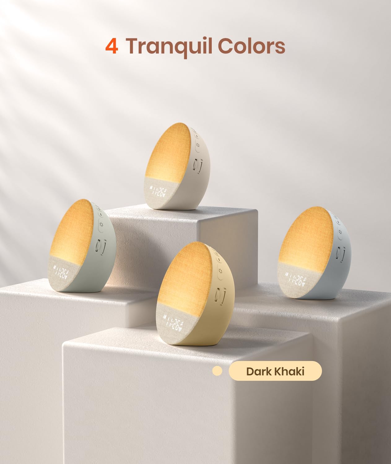 DREAMEGG Sunrise 1 Alarm Clock & Sound Machine for Sleep