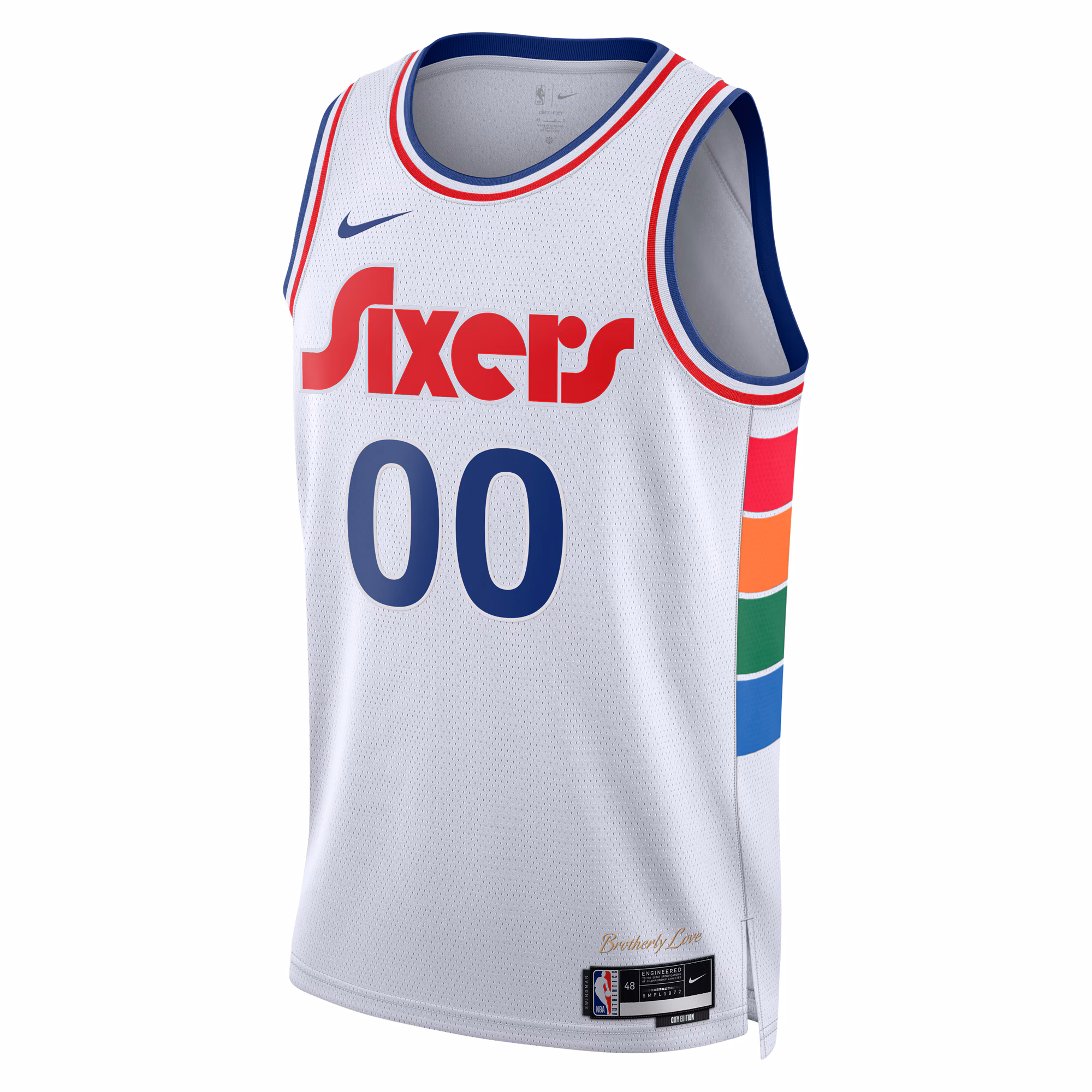 Philadelphia 76ers Nike Unisex 2024/25 Custom Swingman Jersey - City Edition - White