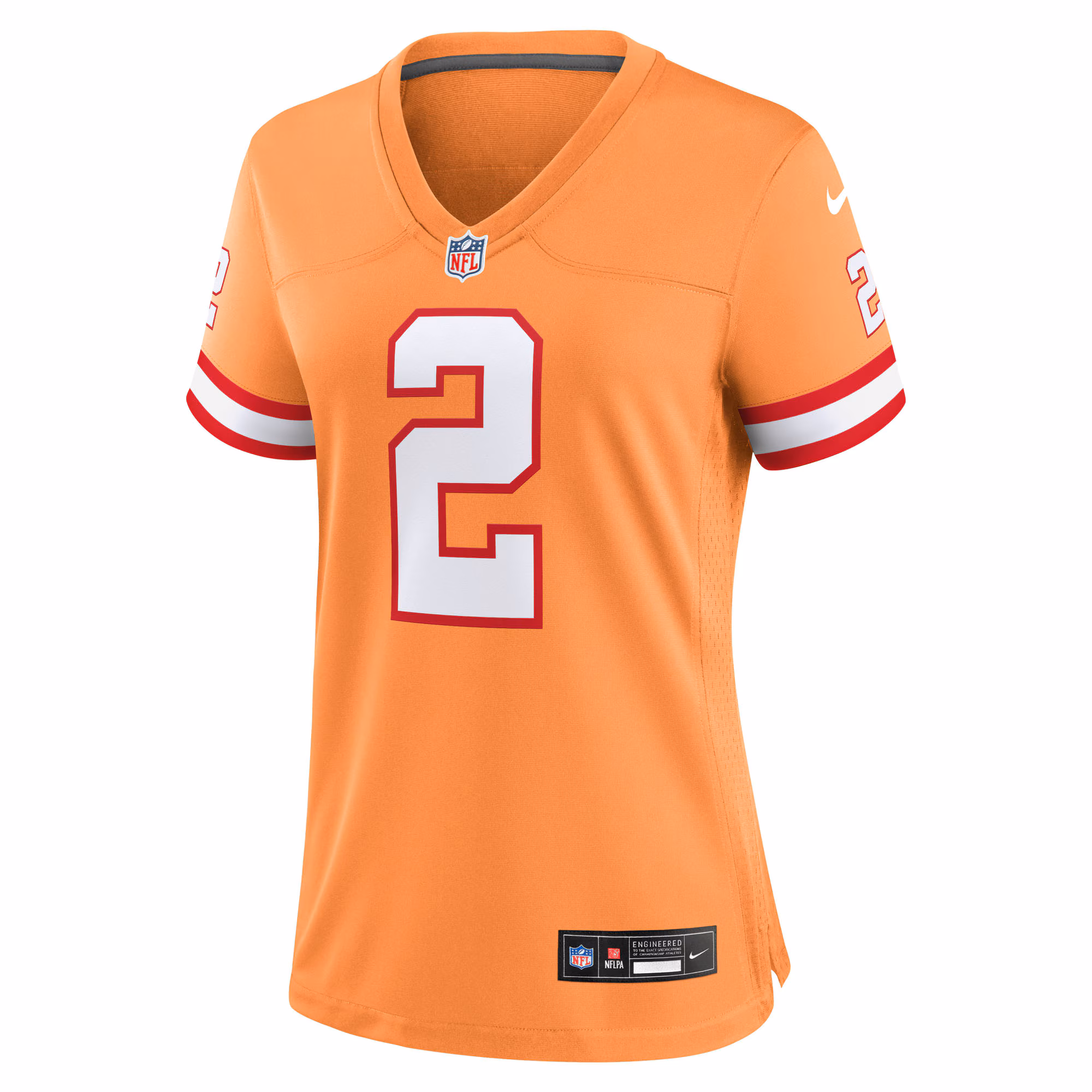 Emeka Egbuka  Tampa Bay Buccaneers Nike Women's Alternate 2  Game Jersey - Creamsicle