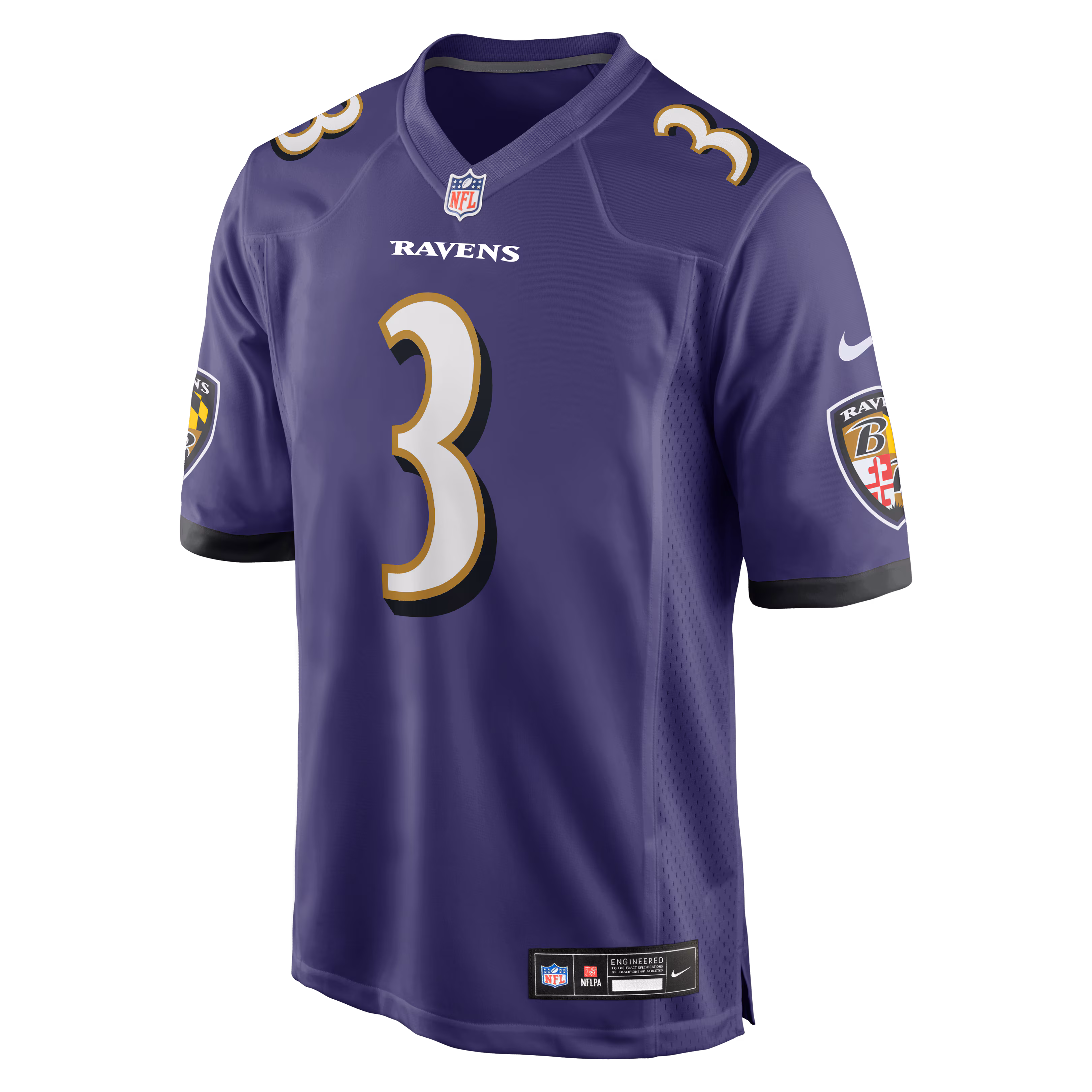 Chidobe Awuzie Baltimore Ravens Nike Team Game Jersey -  Purple