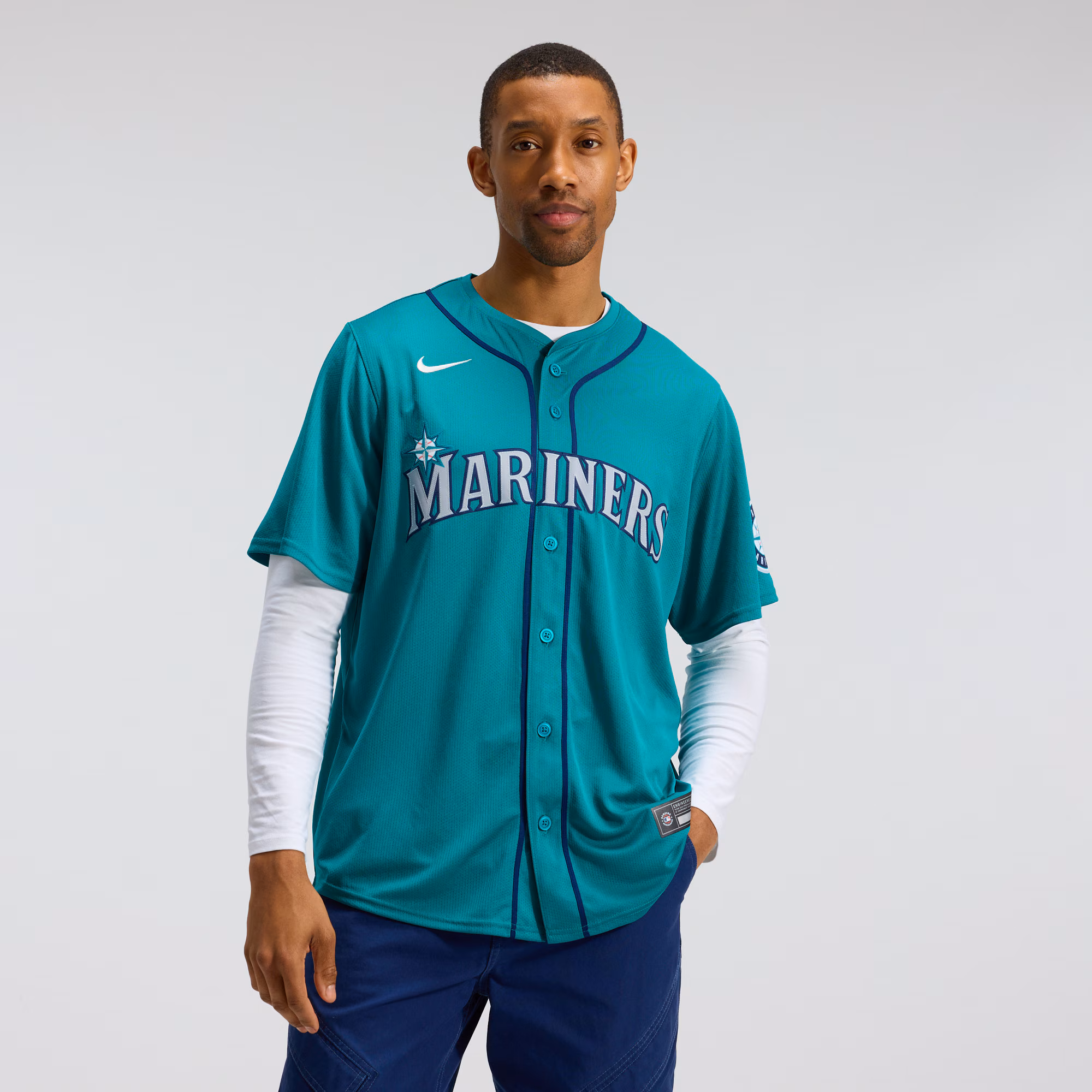 Cal Raleigh Seattle Mariners Nike Alternate Limited Jersey - Teal