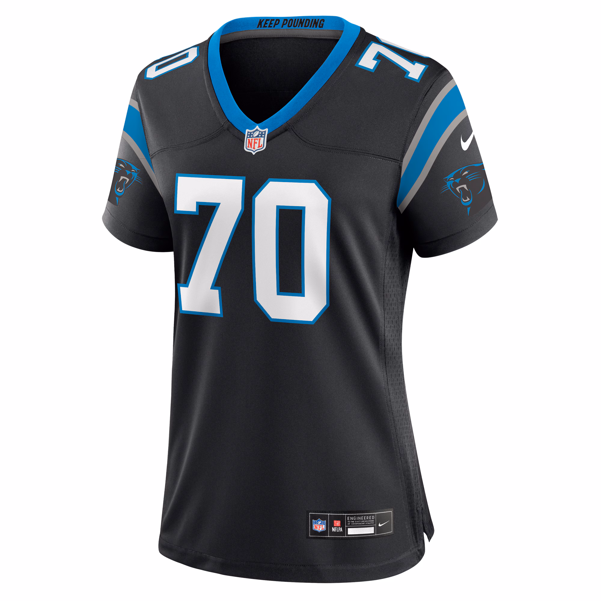 Brady Christensen Carolina Panthers Nike Women's Team Game Jersey - Black