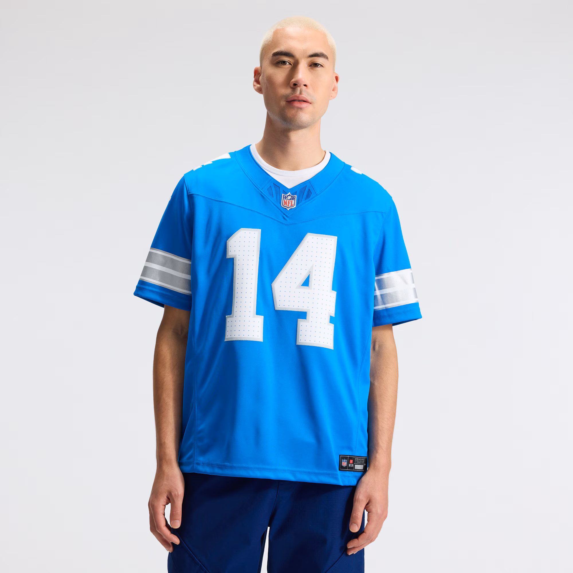 Amon-Ra St. Brown Detroit Lions Nike Vapor F.U.S.E. Stitched Limited Jersey - Blue