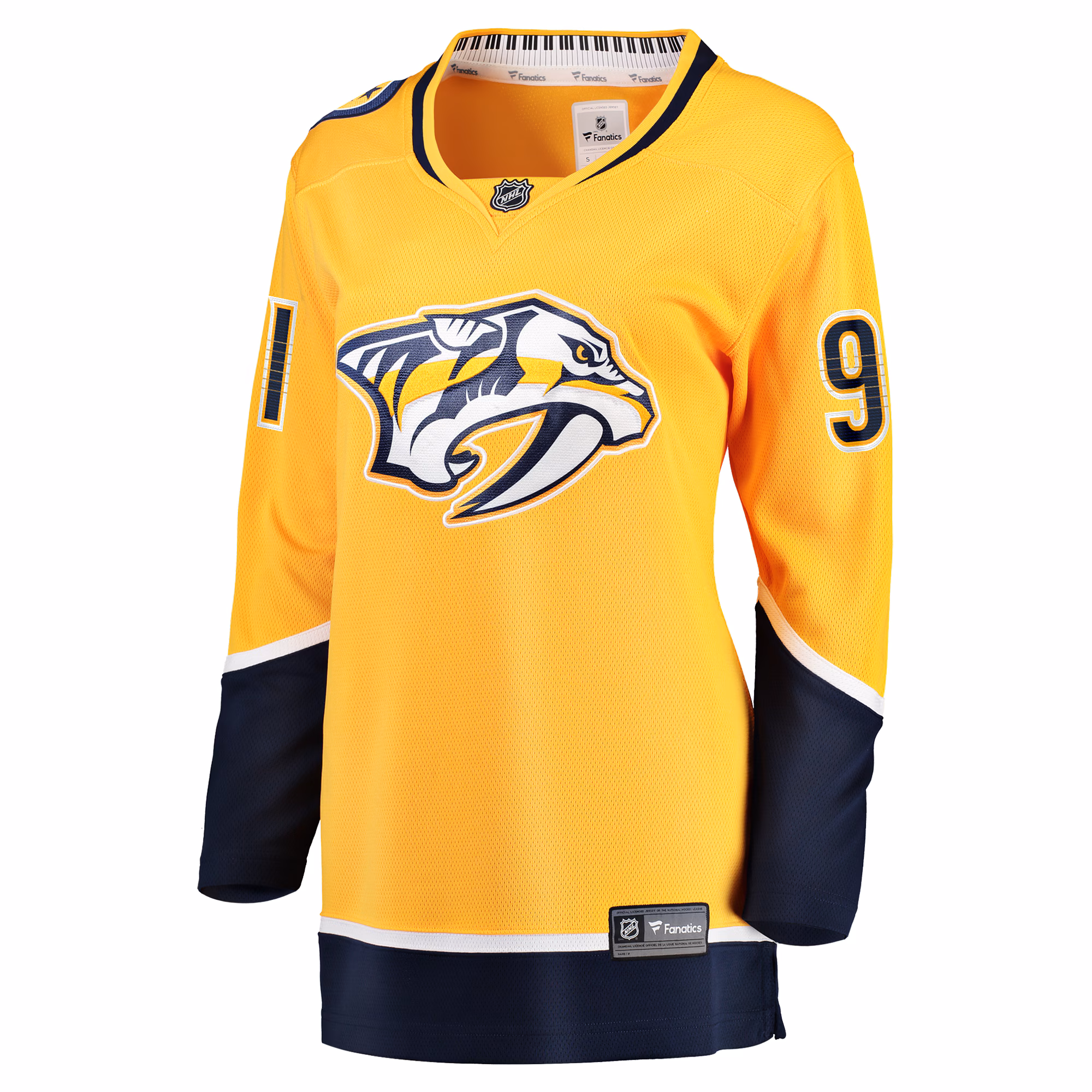 Steven Stamkos Nashville Predators Fanatics Women's Home Premier Breakaway Player Jersey Breakaway Jersey - Gold