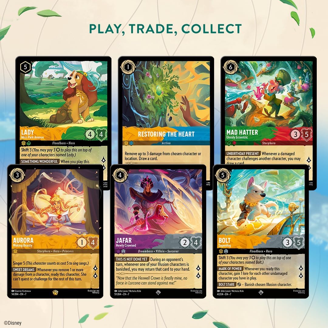 Ravensburger Disney Lorcana TCG: Archazia's Island Booster Pack Display | 24 Packs with 12 Trading Cards Each | Ideal for Collectors & Disney Fans | Suitable for Ages 8+
