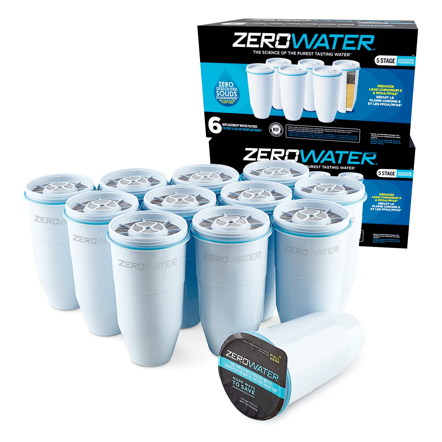ZEROWATER Official Replacement Filter - 5-Stage TDS Reduction