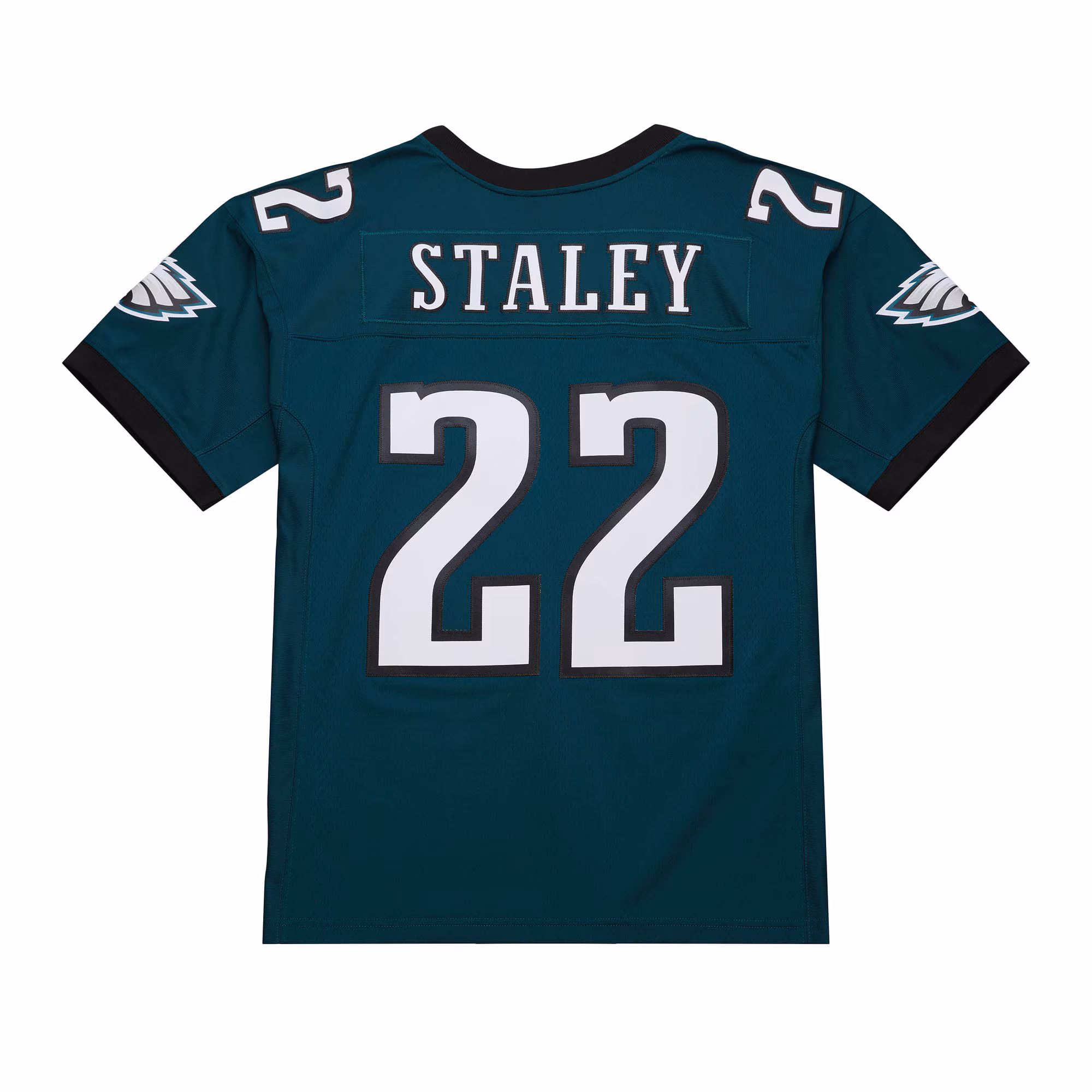 Duce Staley Philadelphia Eagles Mitchell & Ness 2002 Legacy Replica Jersey - Midnight Green