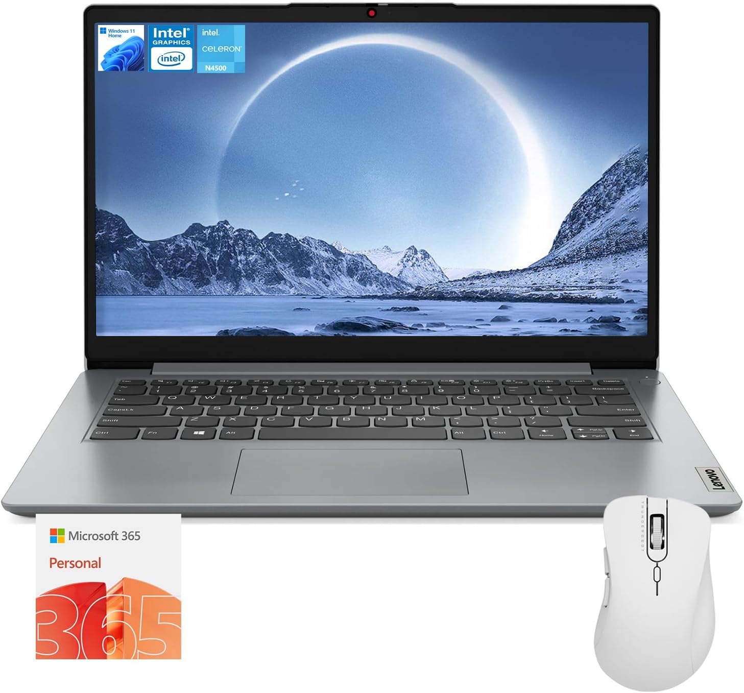 Lenovo IdeaPad 1 Everyday Laptop, 14