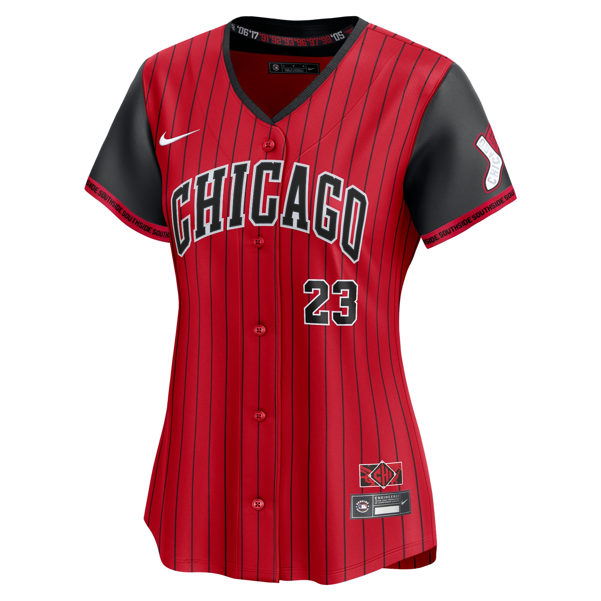 Andrew Benintendi Chicago White Sox Nike Women's 2025 City Connect Limited Player Jersey - Red/Black