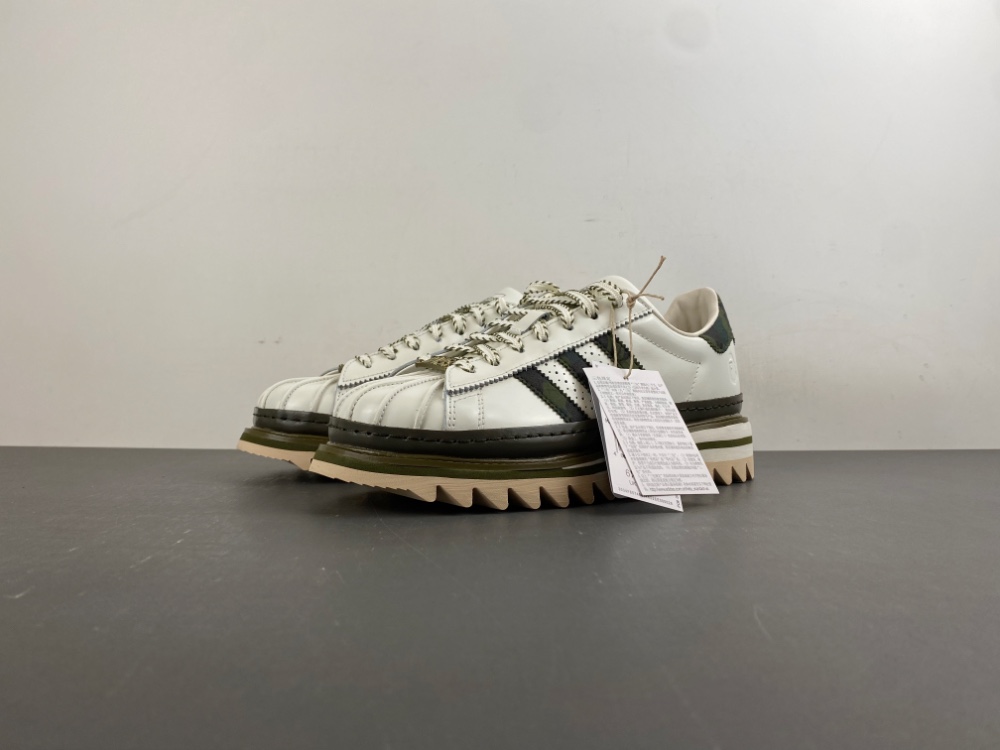 Clot X Bape Superstar By Edison Chen White KJ1473