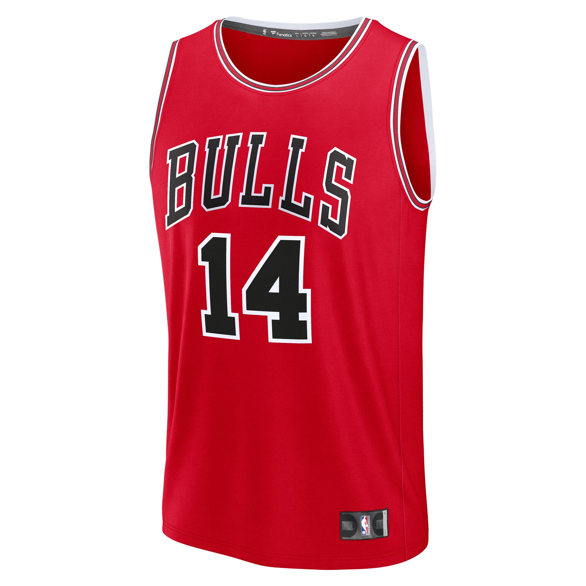 Matas Buzelis Chicago Bulls Fanatics Youth Fast Break Replica Player Jersey - Icon Edition - Red
