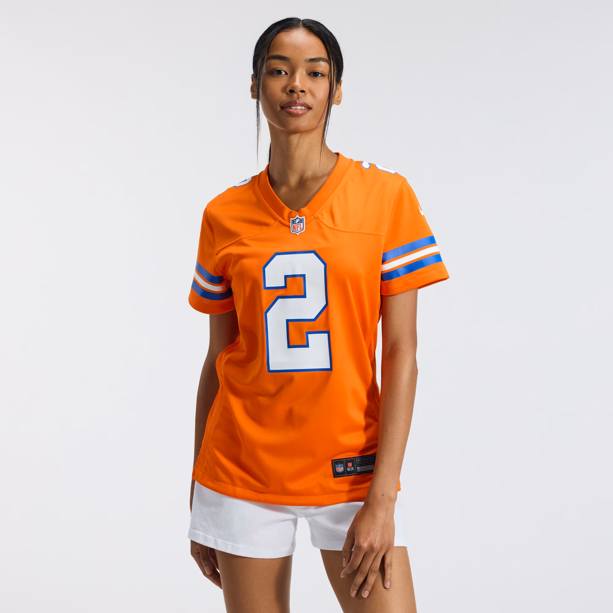 Patrick Surtain II Denver Broncos Nike Women's Mile High Collection 1977 Throwback Player Game Jersey - Orange