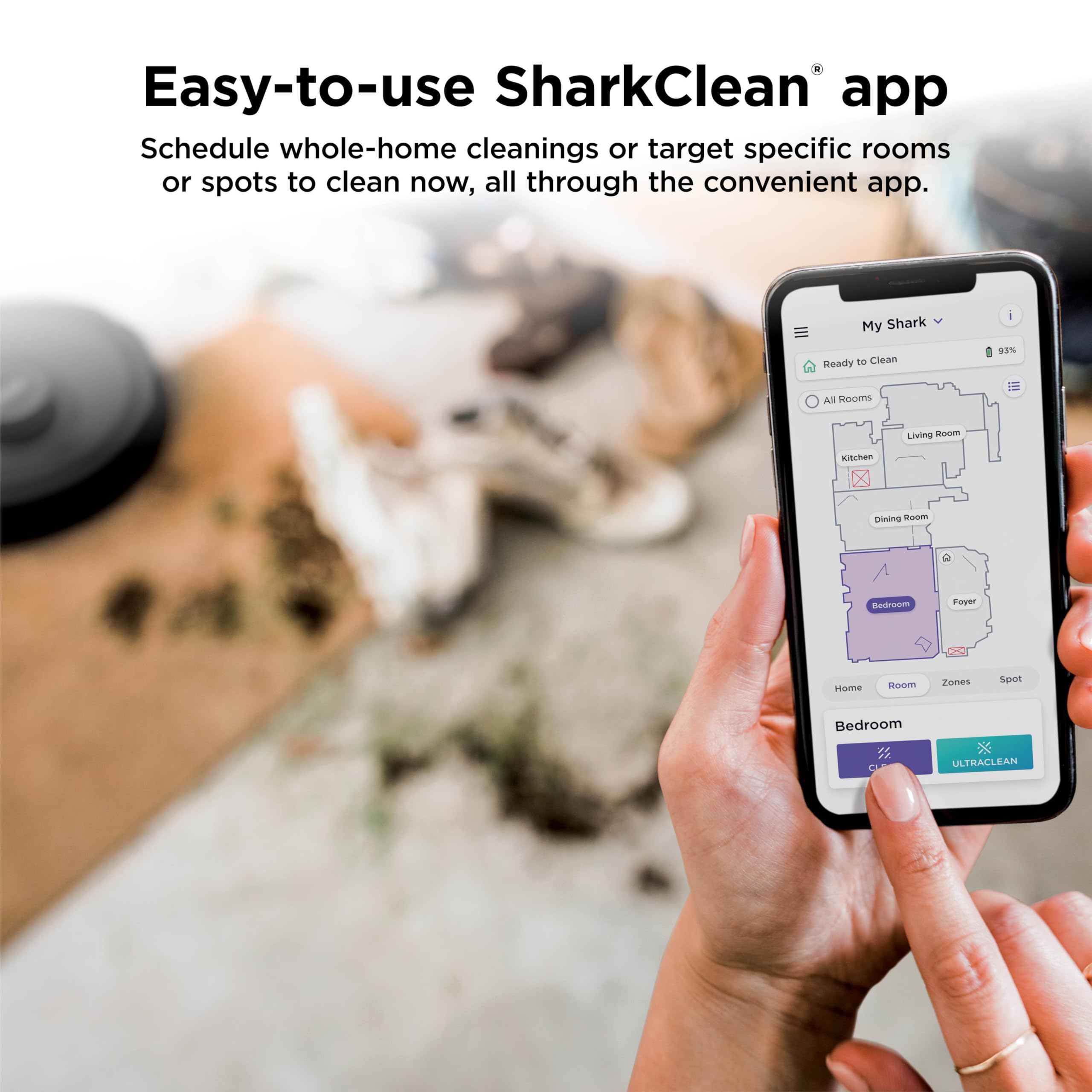 SHARK AV2501S AI Ultra Robot Vacuum - HEPA, Self-Empty, WiFi