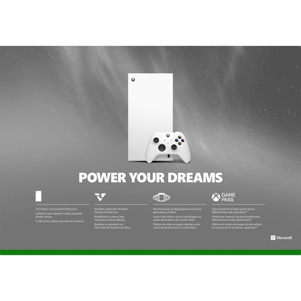 Microsoft EP2-00692 Xbox Series X 1TB All-Digital Console (Disc-Free Gaming) - Robot White with Dual Controller (Robot White & Carbon Black) Bundle with 3 YR CPS Enhanced Protection Pack