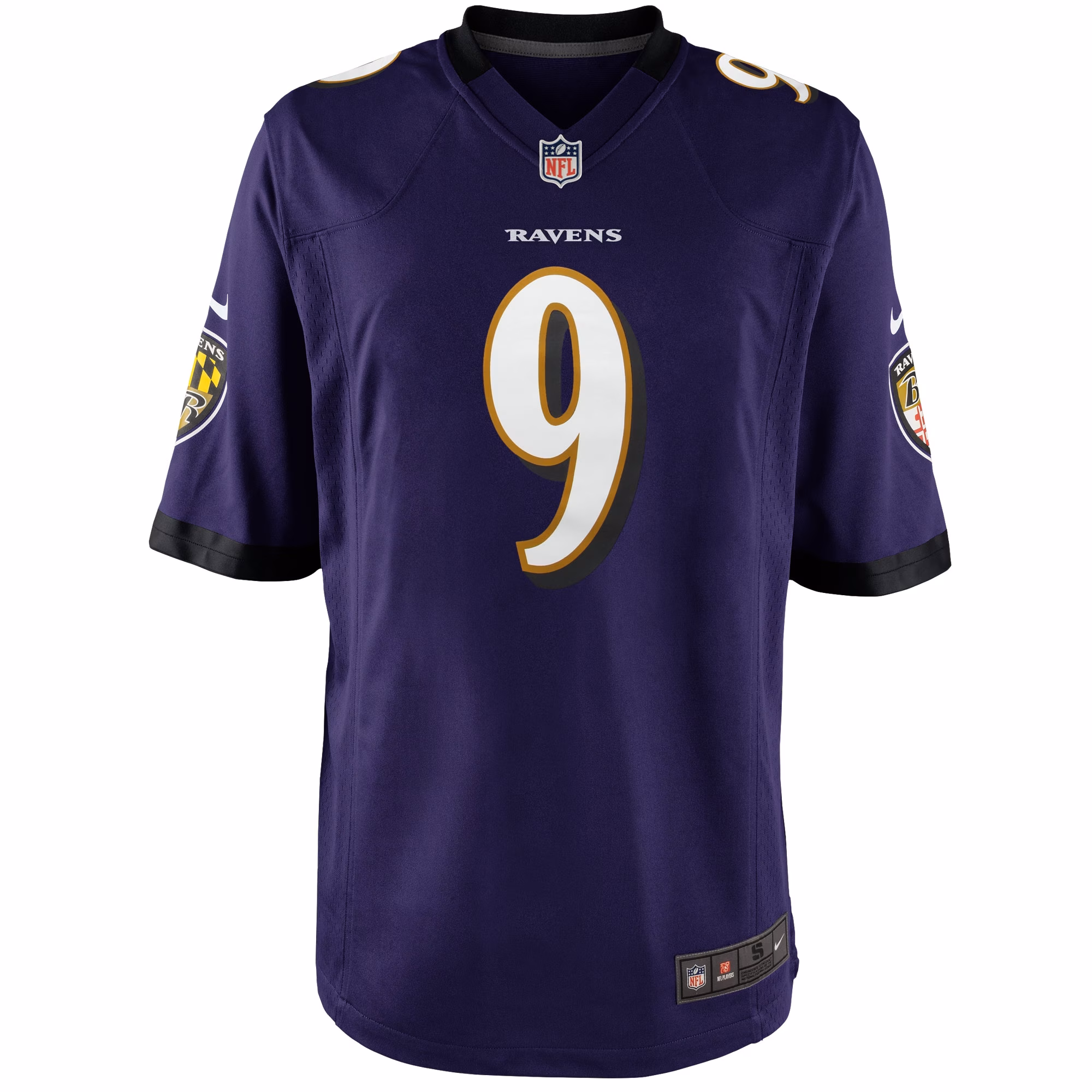 Justin Tucker Baltimore Ravens Nike Youth Game Jersey - Purple