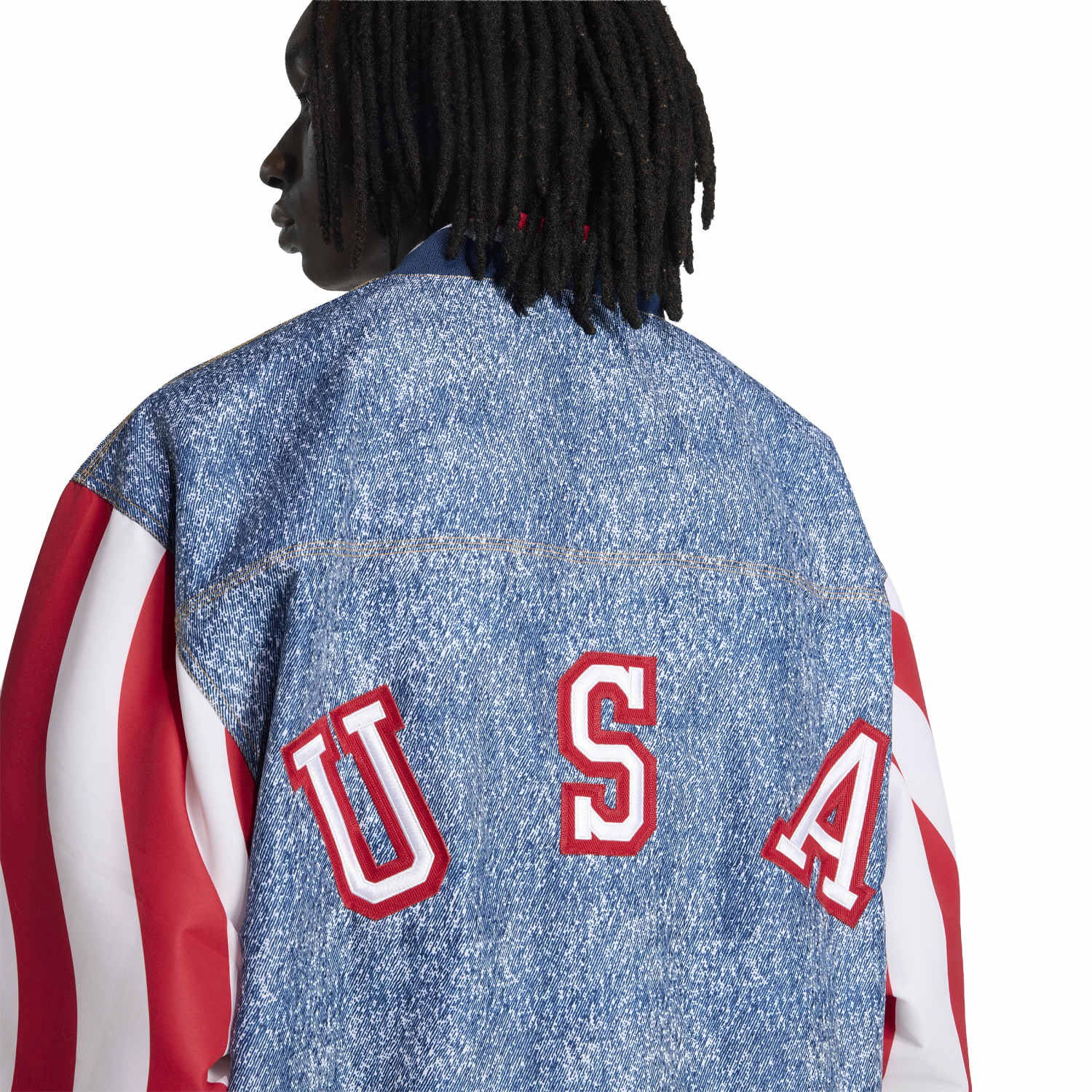 USA Denim Graphic Track Top