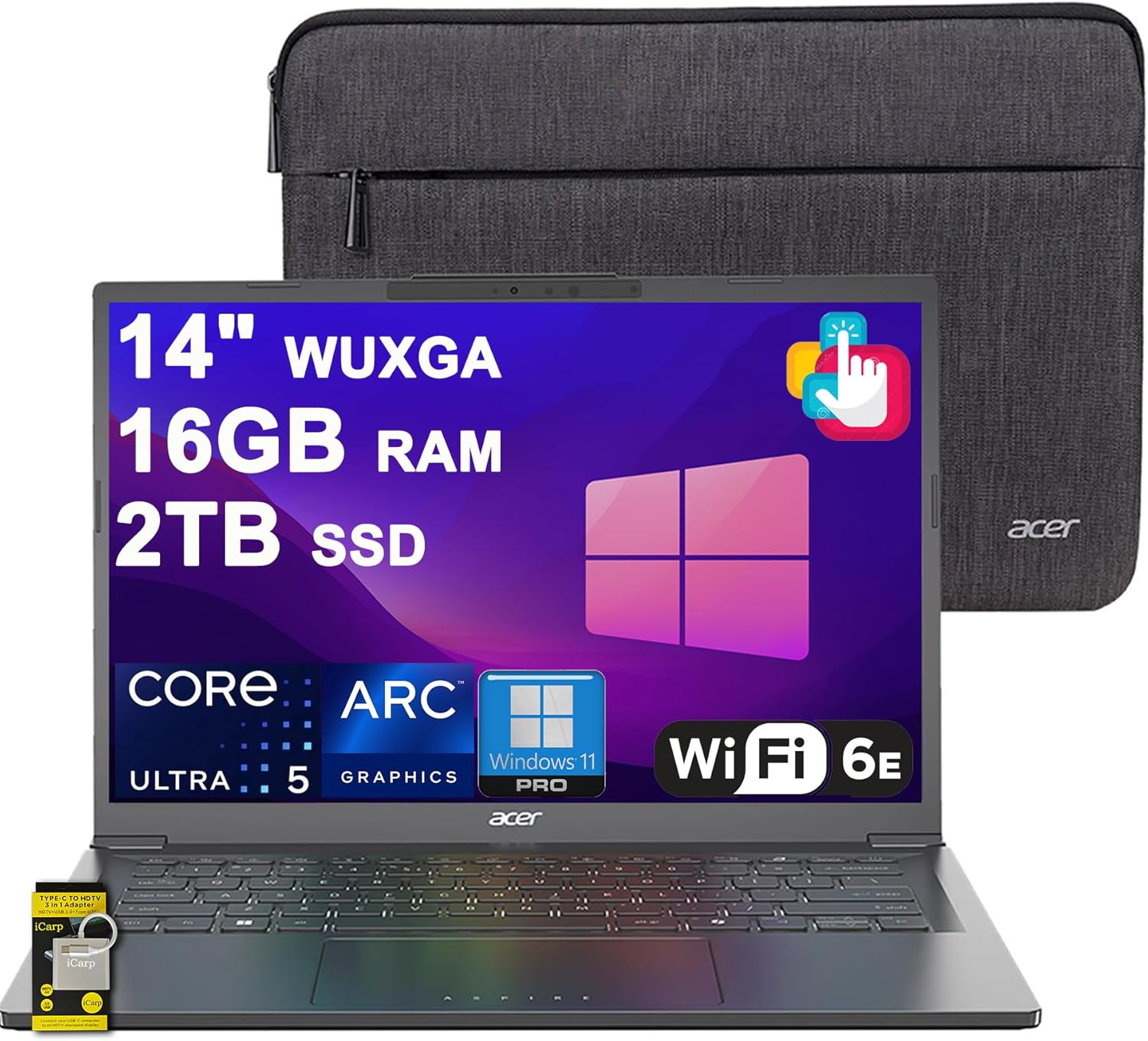 acer Aspire 14 AI Portable Laptop 14
