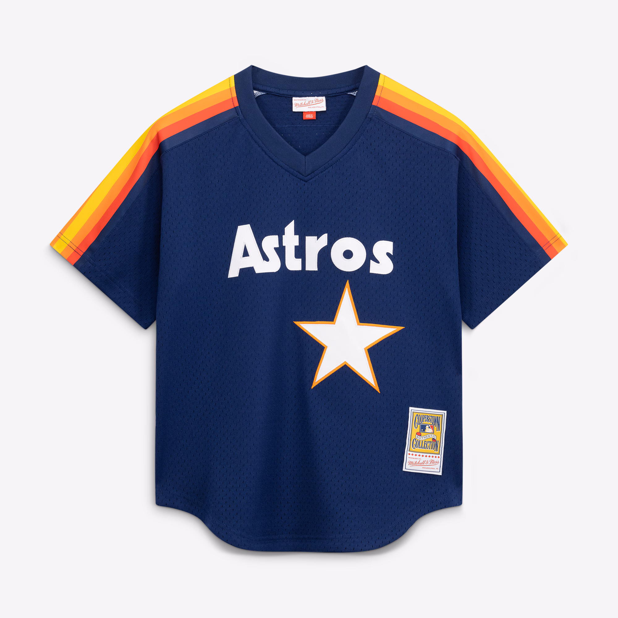 Jeff Bagwell Houston Astros Mitchell & Ness Authentic Batting Practice Jersey - Navy