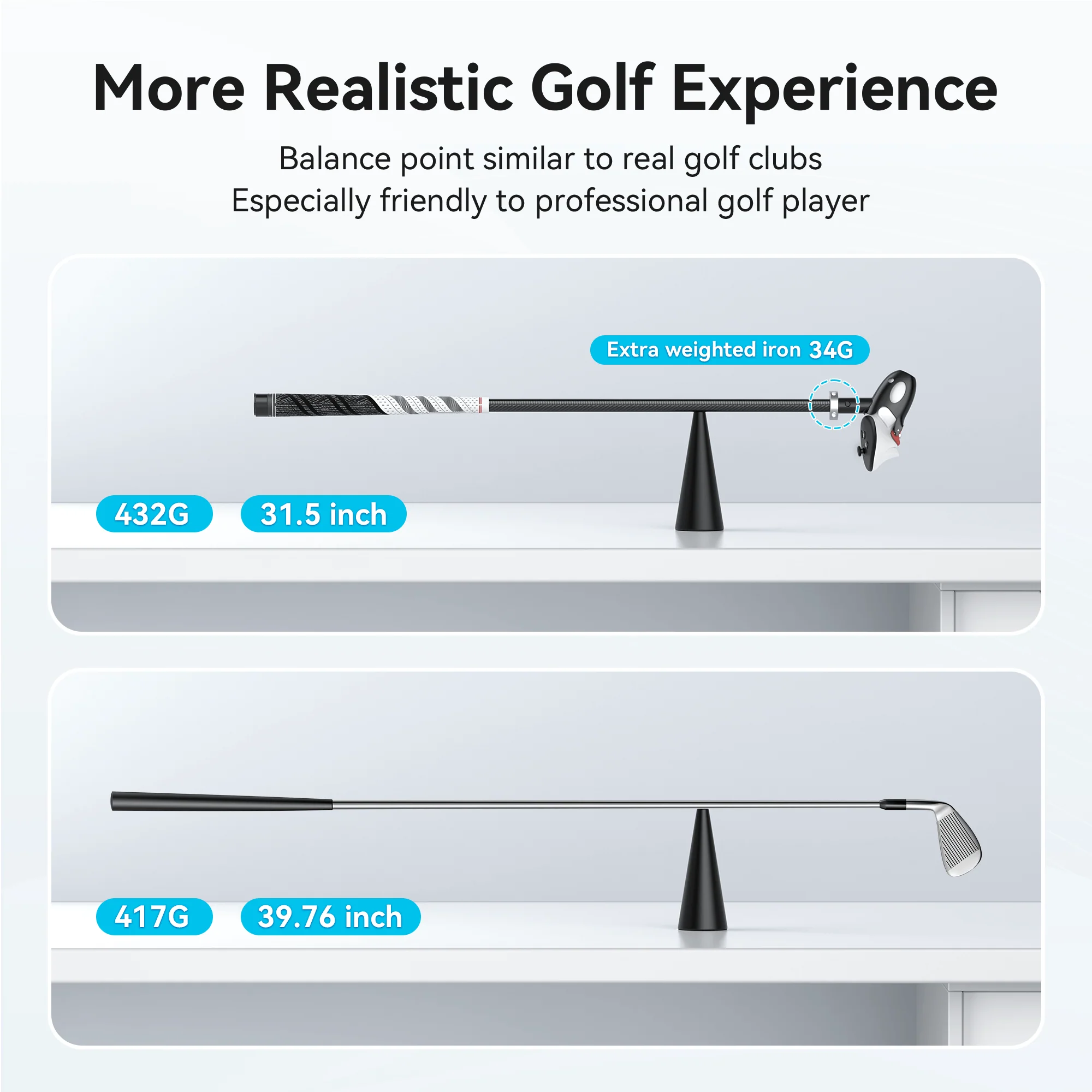 GA1  Force Feedback Best Golf Club for Quest 3 / 3S