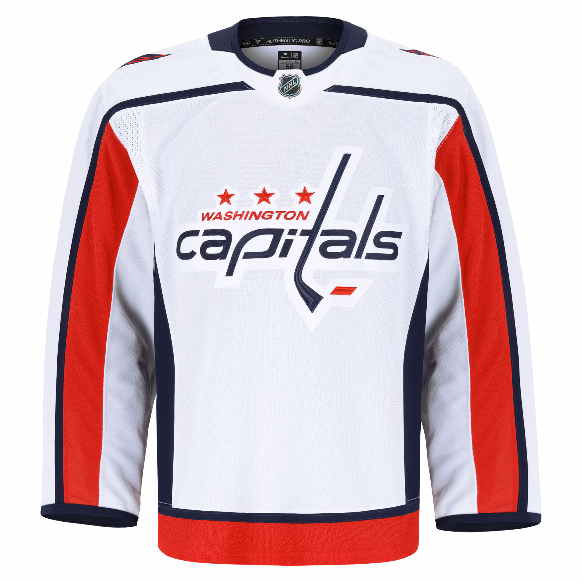 Washington Capitals Fanatics Away Authentic Pro Jersey - White