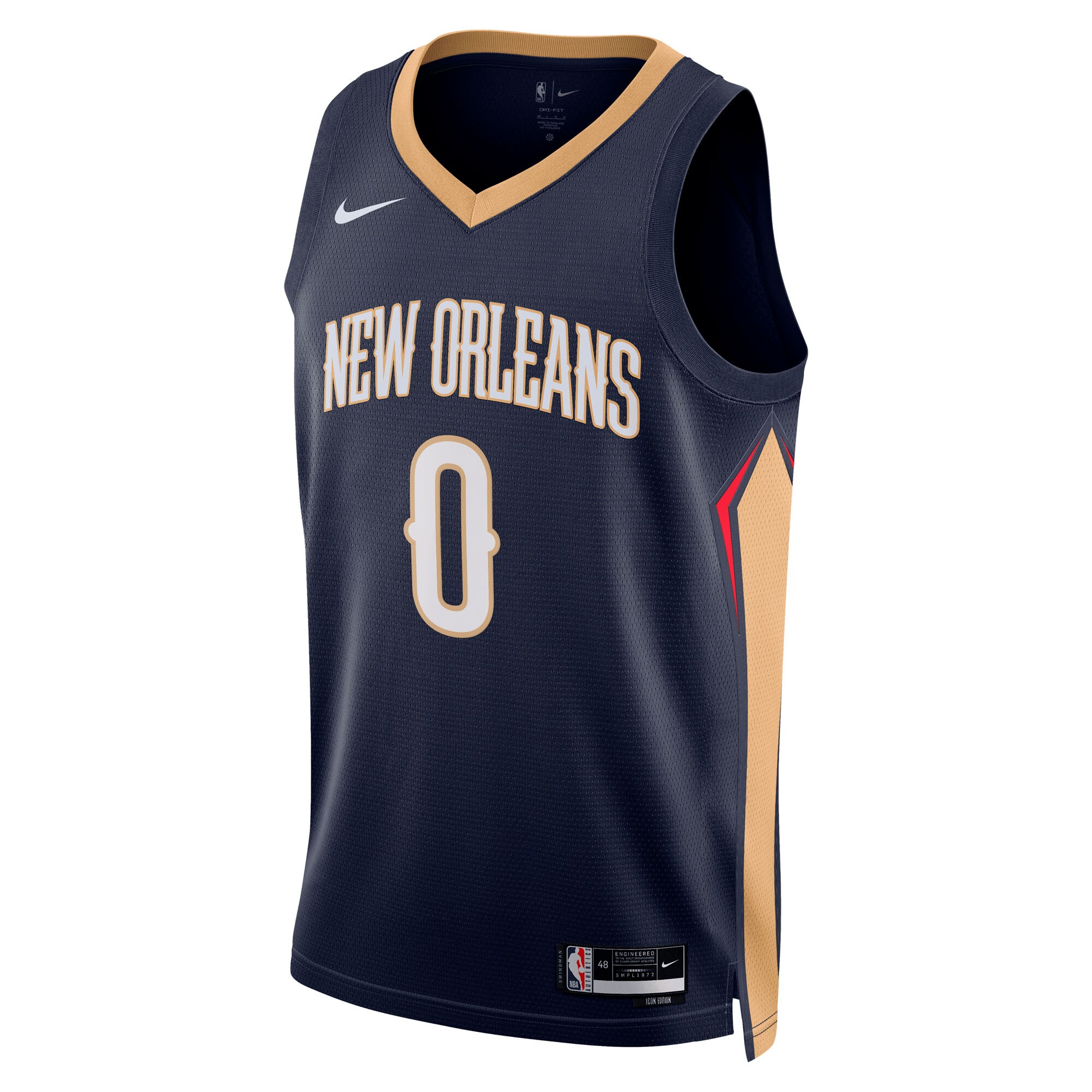 Jeremiah Fears New Orleans Pelicans Nike Unisex Swingman Player Jersey - Icon Edition - Navy