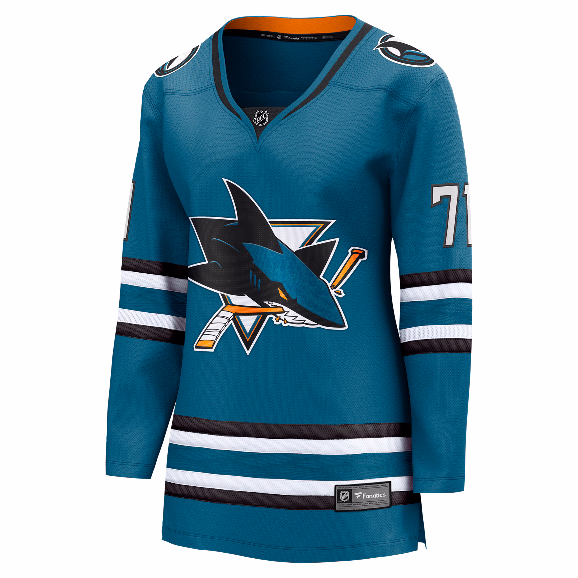 Macklin Celebrini San Jose Sharks Fanatics Women's  Home Breakaway Jersey – Teal