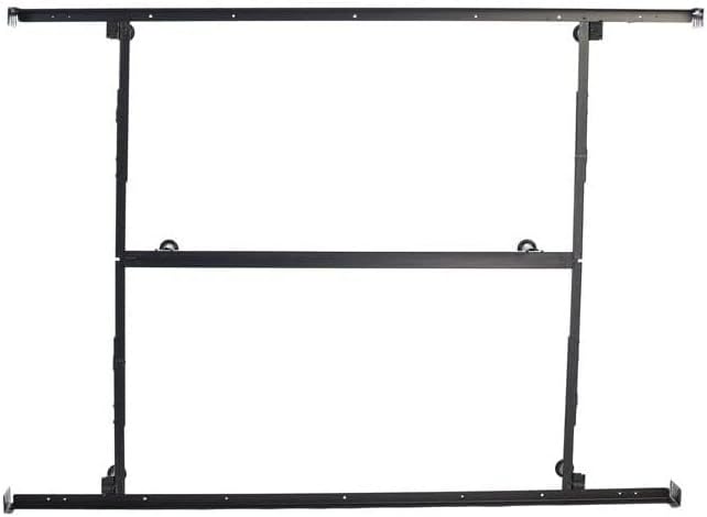 Maykoosh Sophisticated Simplicity Stool Bed Frame with Headboard/Footboard Attachment/6 Legs and Adjustable Glides, Queen/Eastern King, Adjustable,Durable