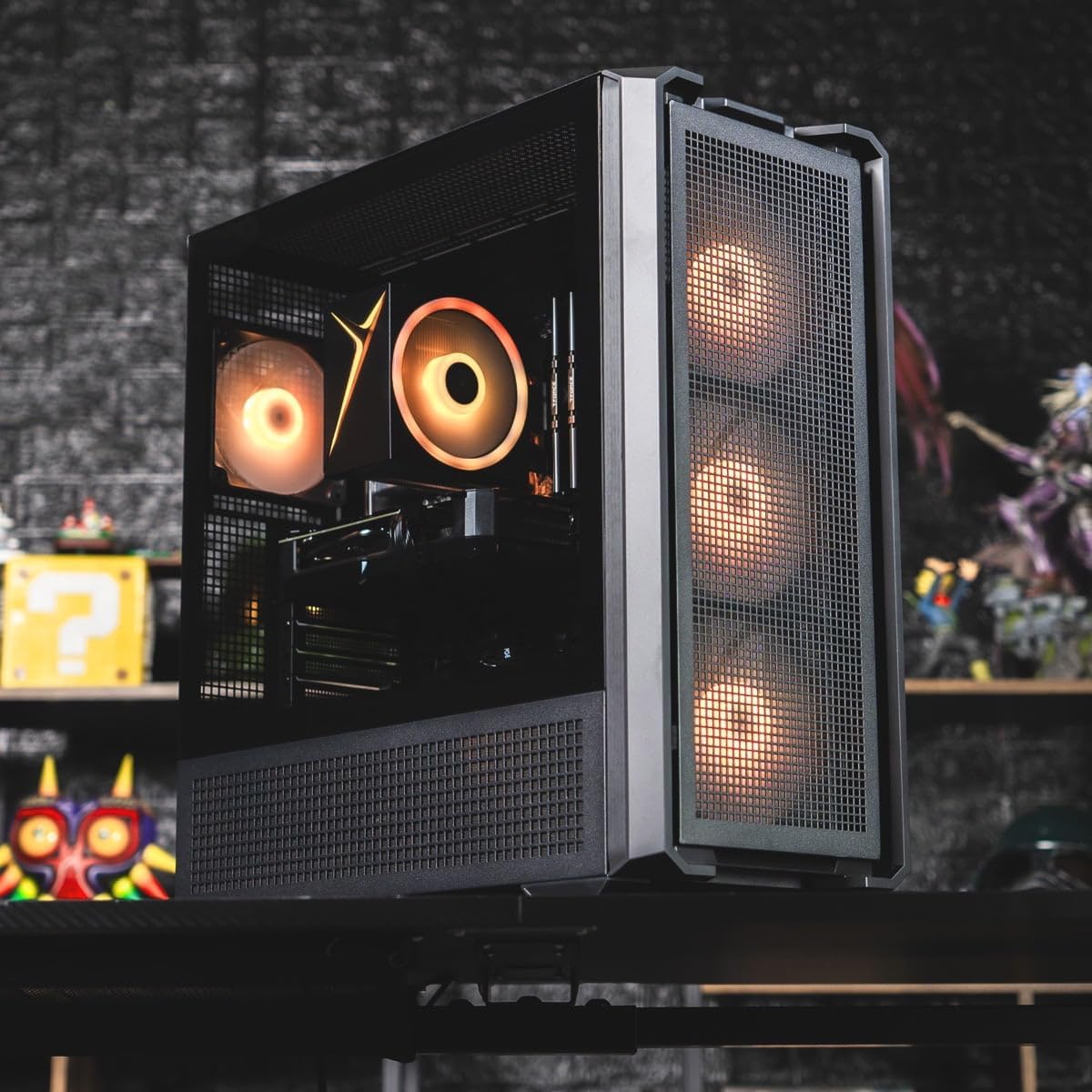 Skytech Gaming Edge Gaming PC, AMD Ryzen 5 5500 3.6GHz, NVIDIA RTX 5050 8GB, 1TB NVMe SSD, 16GB DDR4 RAM 3200, 650W Gold PSU, Wi-Fi, Win 11, Desktop