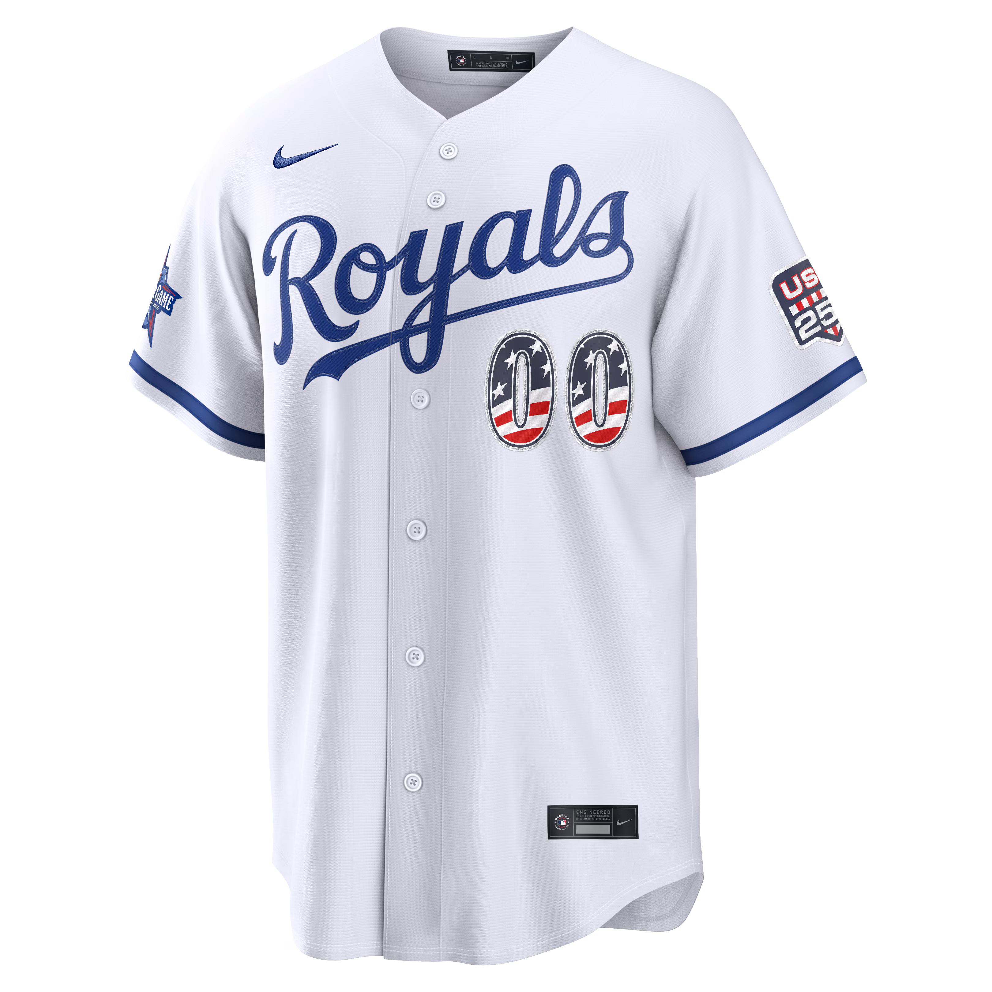 2026 All-Star Edition Stars & Stripes Kansas City Royals  Nike White Stadium Pick-A-Player Jersey