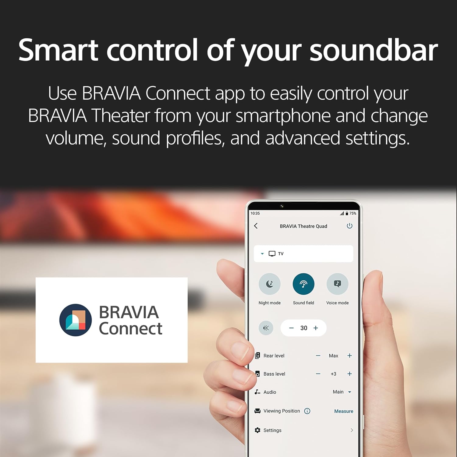 Sony BRAVIA Theater Bar 6, 3.1.2ch soundbar with Powerful Wireless subwoofer, Surround Sound by Dolby Atmos®/DTS:X® Compatible HT-B600