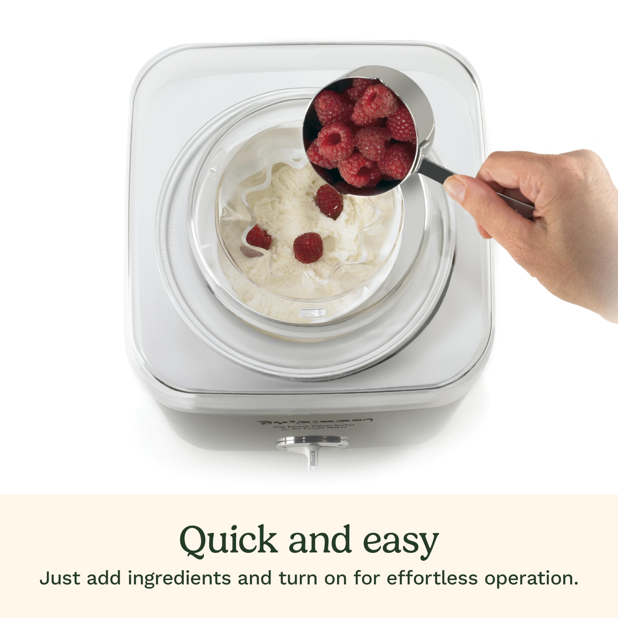 CUISINART Ice Cream Maker Machine - 2-Quart Frozen Dessert Maker