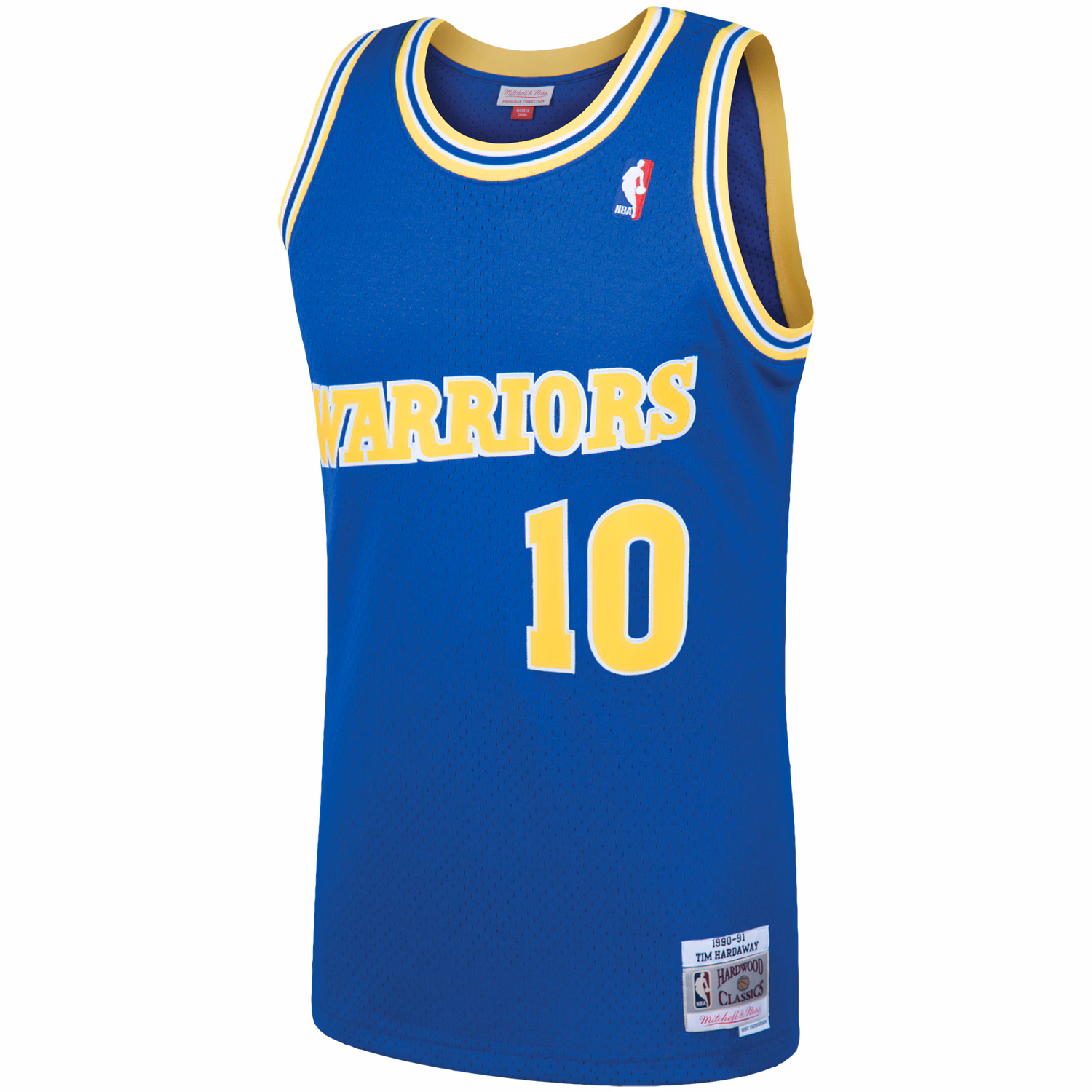 Tim Hardaway Golden State Warriors Mitchell & Ness 1990/91 Hardwood Classics Swingman Jersey - Royal